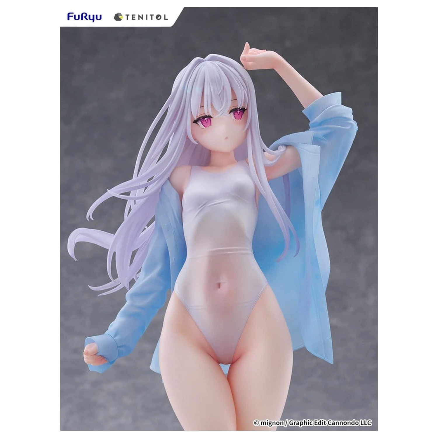 Mignon Works Tenitol Visoka PVC figura Shiro u kupaćem kostimu Ver. 30 cm fotografija proizvoda
