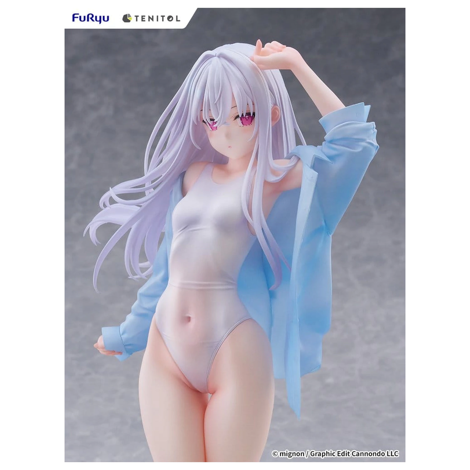 Mignon Works Tenitol Visoka PVC figura Shiro u kupaćem kostimu Ver. 30 cm fotografija proizvoda