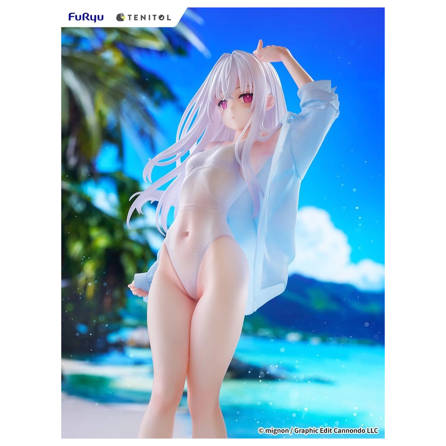 Mignon Works Tenitol Visoka PVC figura Shiro u kupaćem kostimu Ver. 30 cm fotografija proizvoda