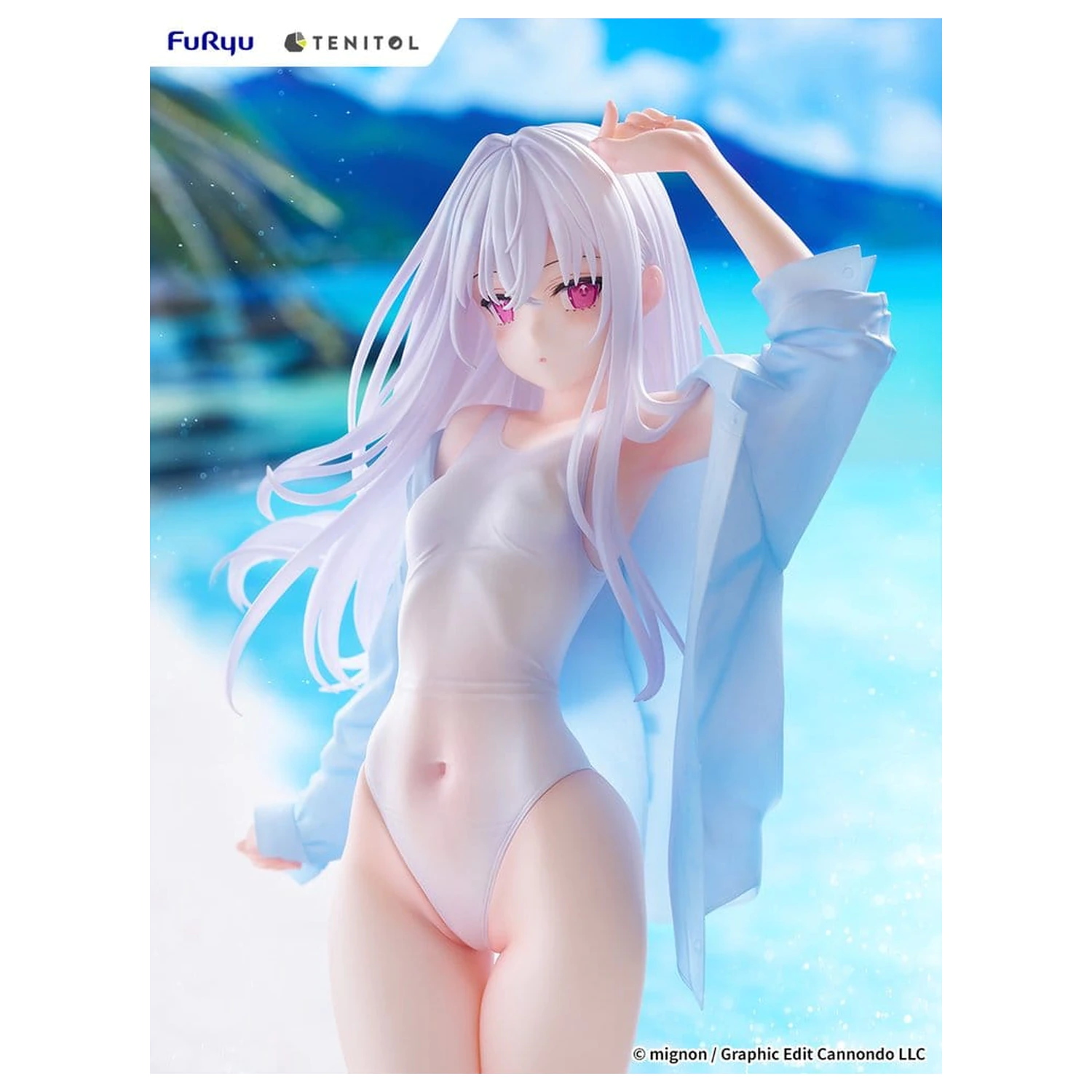 Mignon Works Tenitol Visoka PVC figura Shiro u kupaćem kostimu Ver. 30 cm fotografija proizvoda