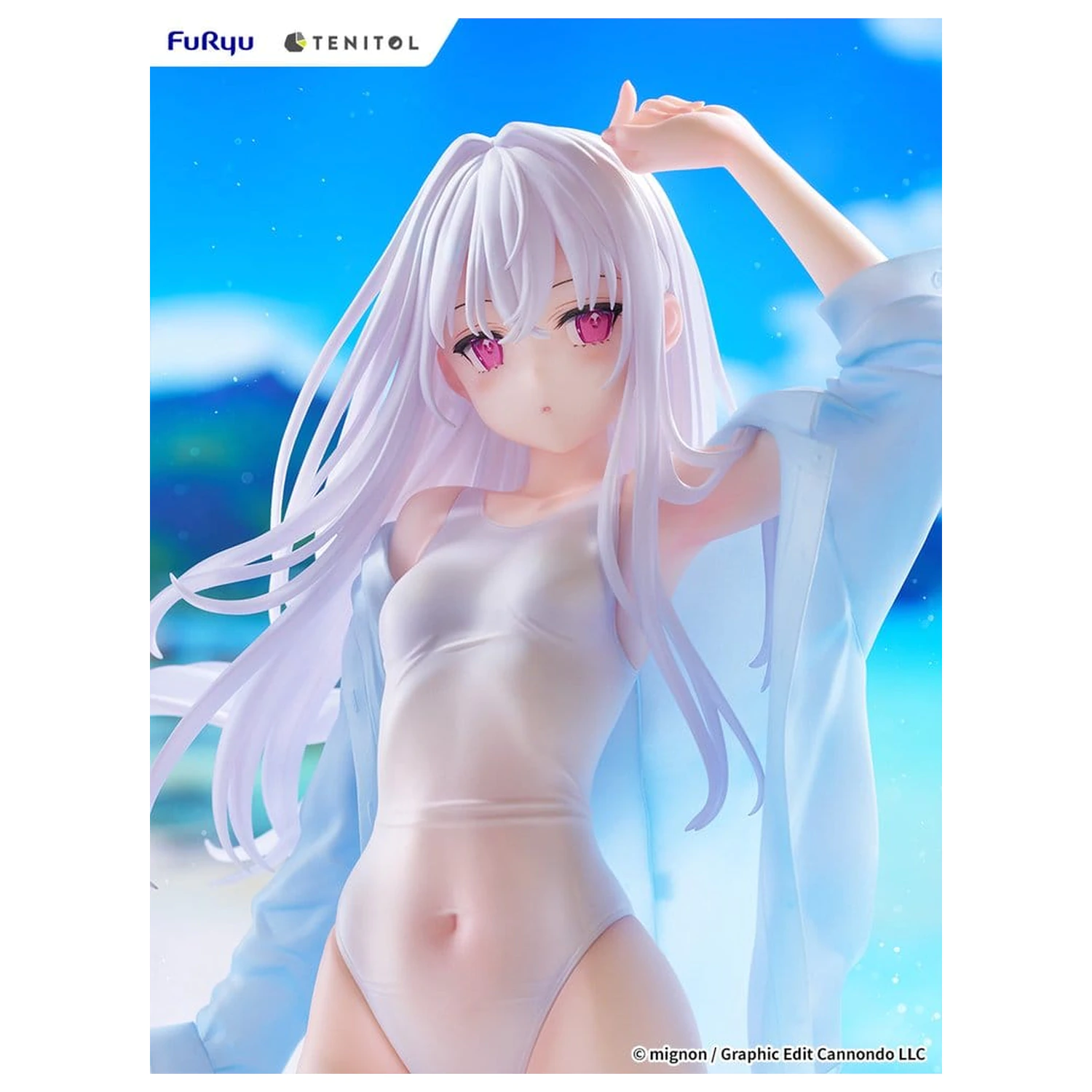 Mignon Works Tenitol Visoka PVC figura Shiro u kupaćem kostimu Ver. 30 cm fotografija proizvoda