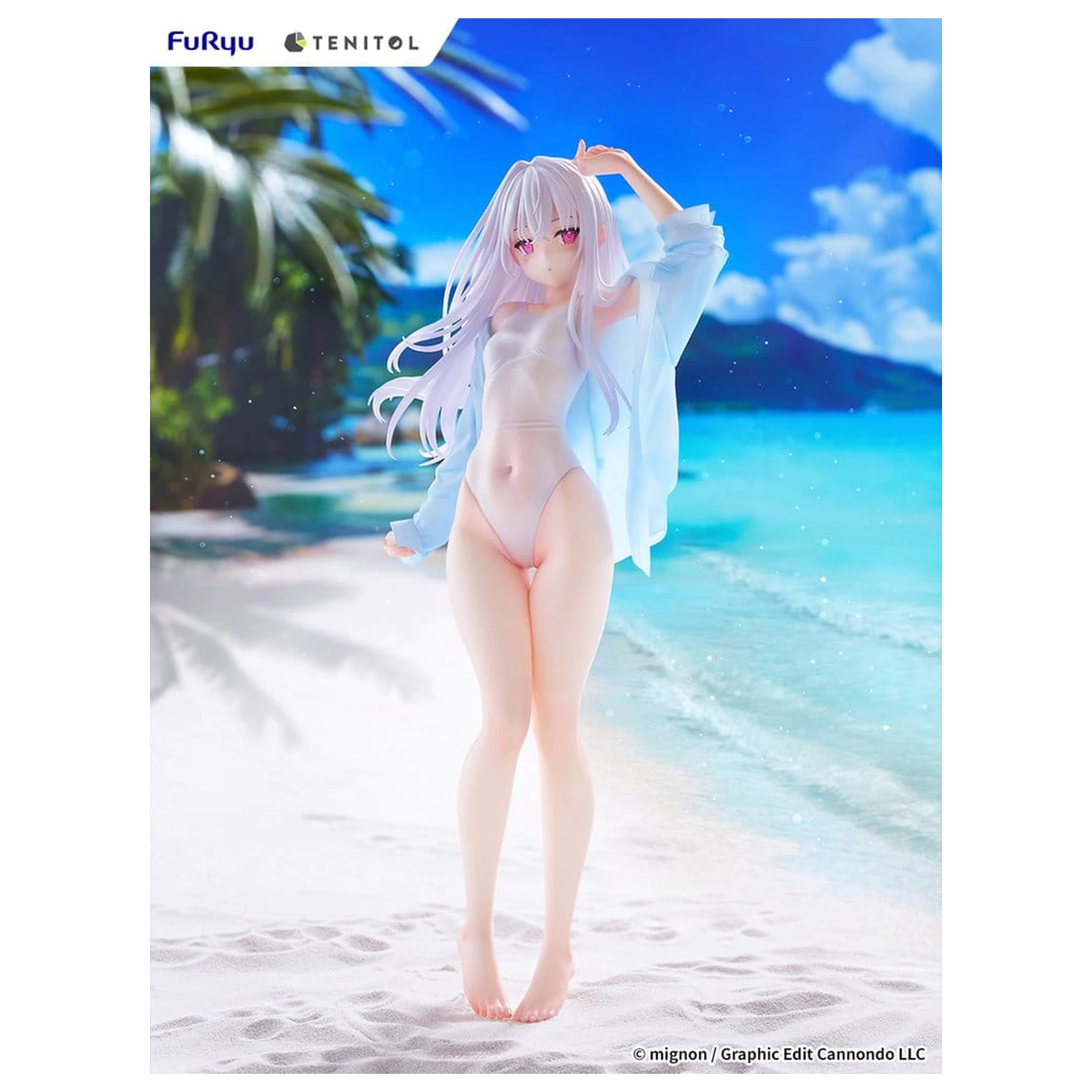 Mignon Works Tenitol Visoka PVC figura Shiro u kupaćem kostimu Ver. 30 cm fotografija proizvoda