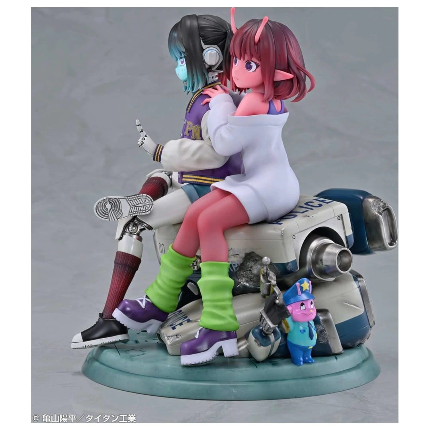 Milky Subway The Galactic Limited Express PVC Figure set od 2 Chiharu i Makina 18 cm fotografija proizvoda