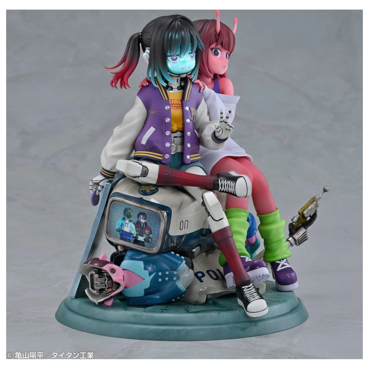 Milky Subway The Galactic Limited Express PVC Figure set od 2 Chiharu i Makina 18 cm fotografija proizvoda