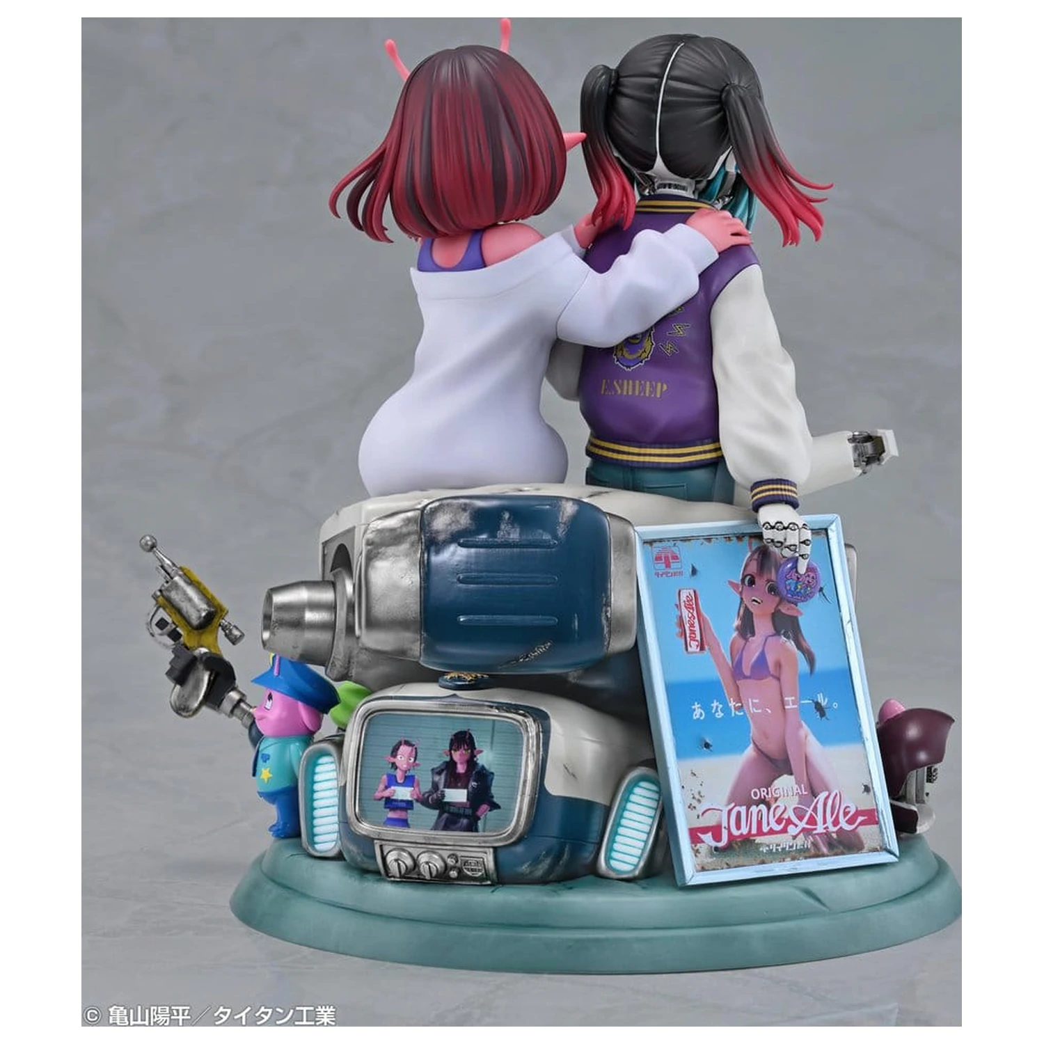 Milky Subway The Galactic Limited Express PVC Figure set od 2 Chiharu i Makina 18 cm fotografija proizvoda