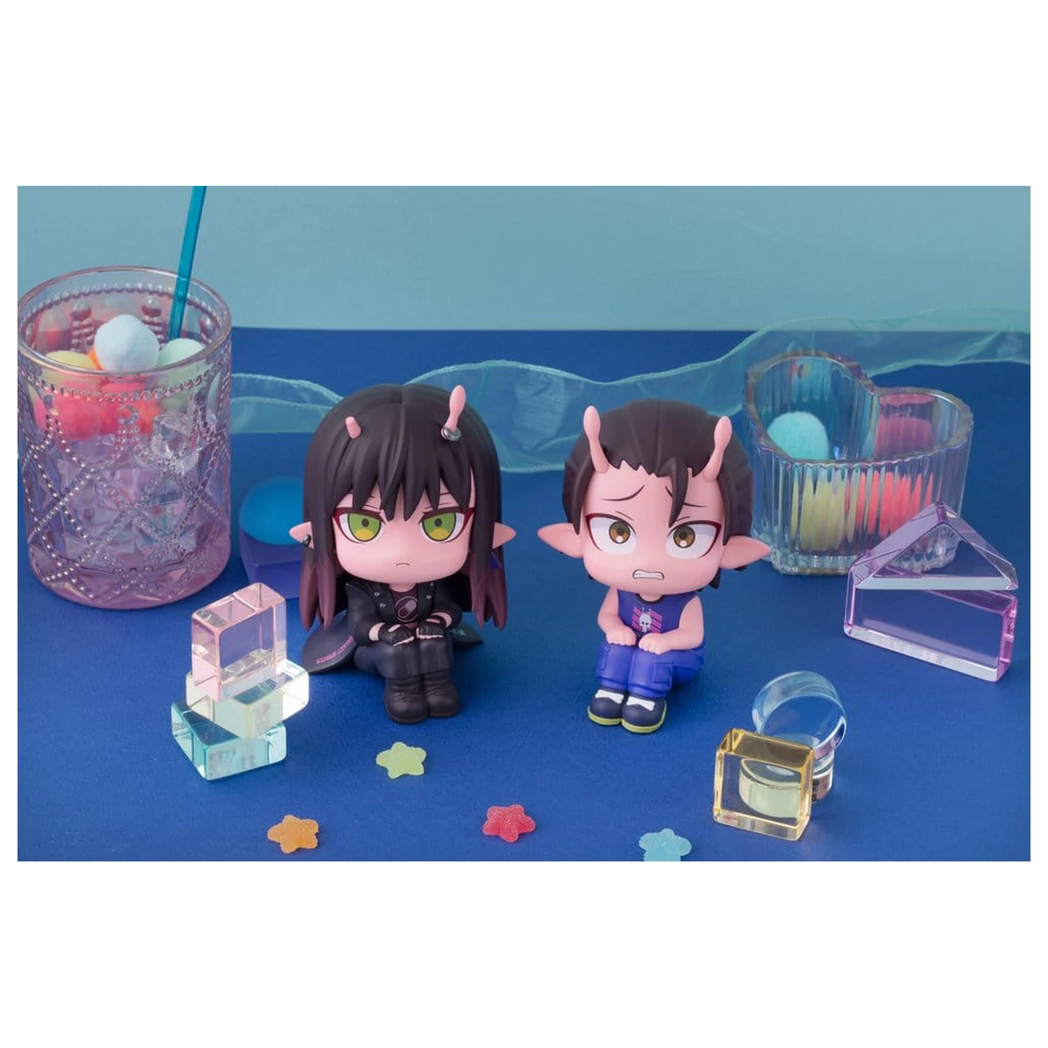 Milky Subway The Galactic Limited Express Look Up PVC figure pakiranje od 2 komada Akane & Kanata 11 cm (s poklonom) fotografija proizvoda