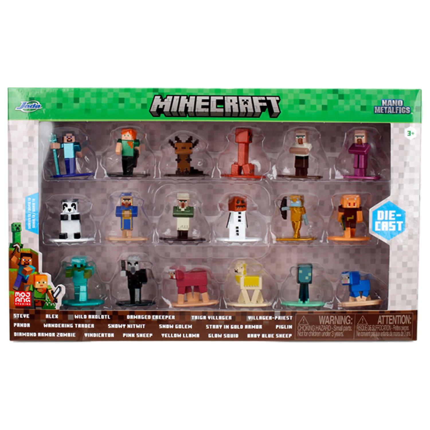 Minecraft pakiranje 18 figurica 4 cm fotografija proizvoda