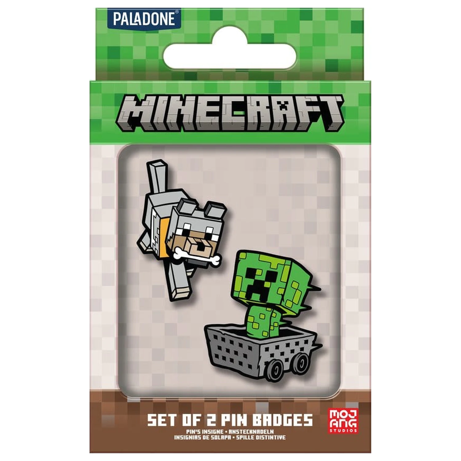 Minecraft Set od 2 bedža fotografija proizvoda