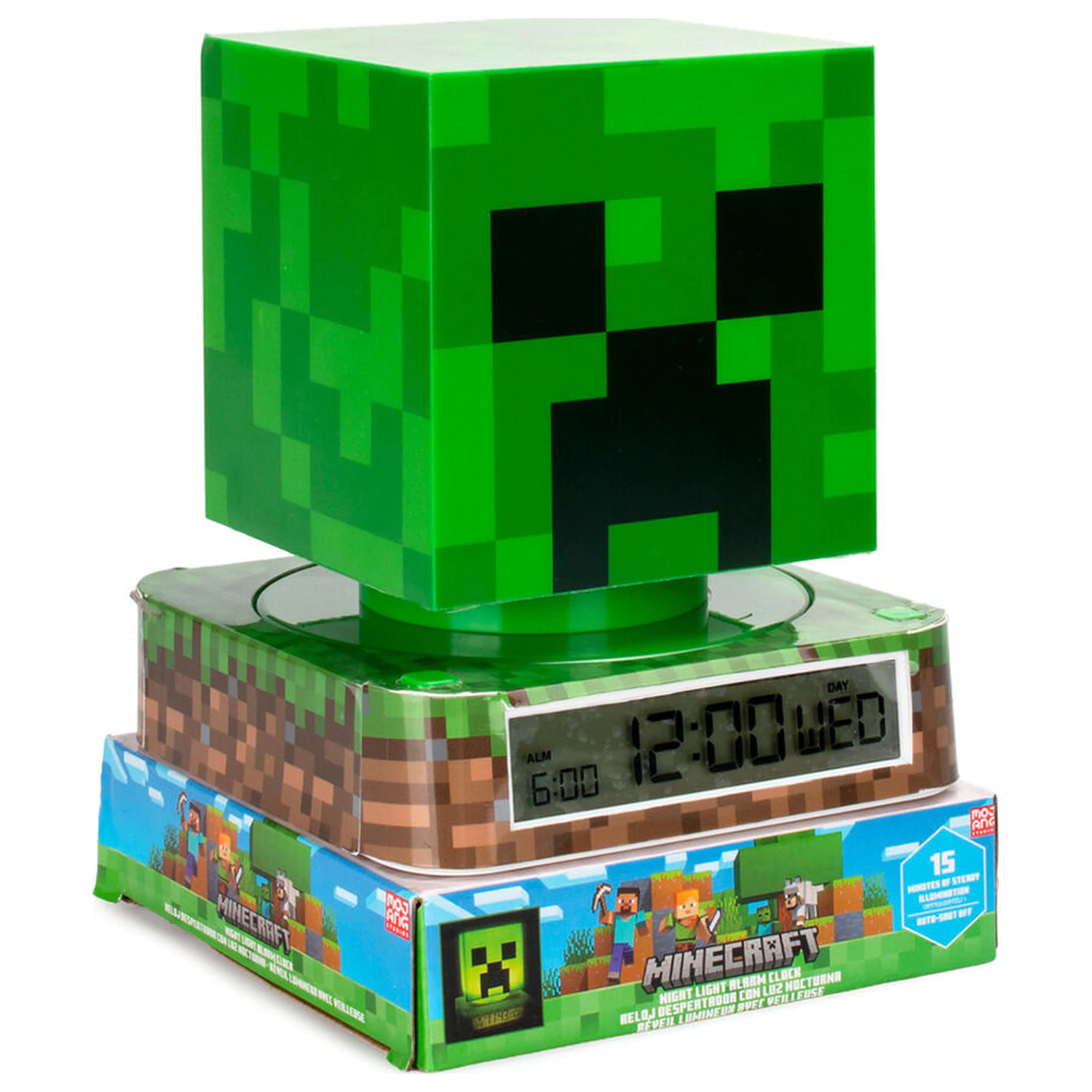 Minecraft 3D lampa s alarmom fotografija proizvoda