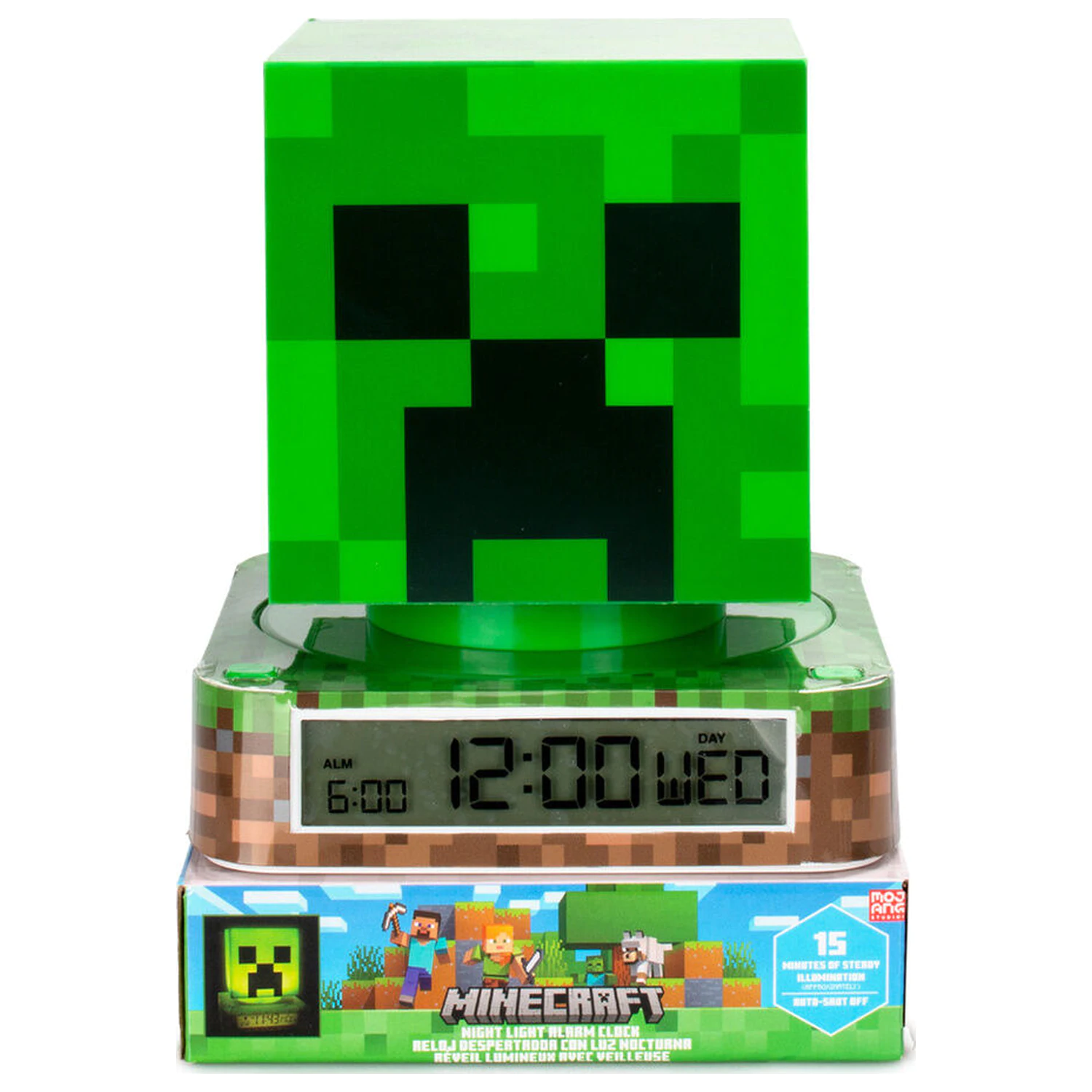 Minecraft 3D lampa s alarmom fotografija proizvoda