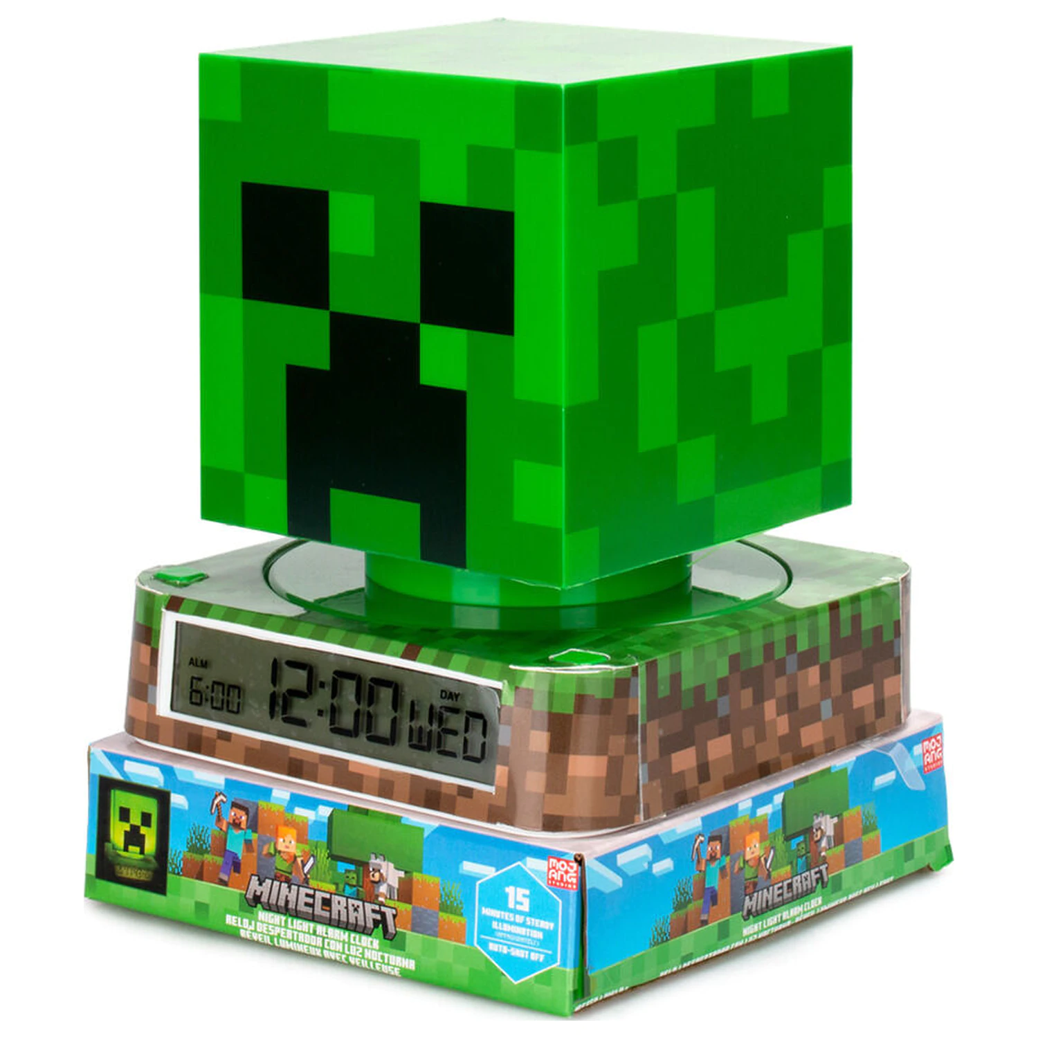 Minecraft 3D lampa s alarmom fotografija proizvoda