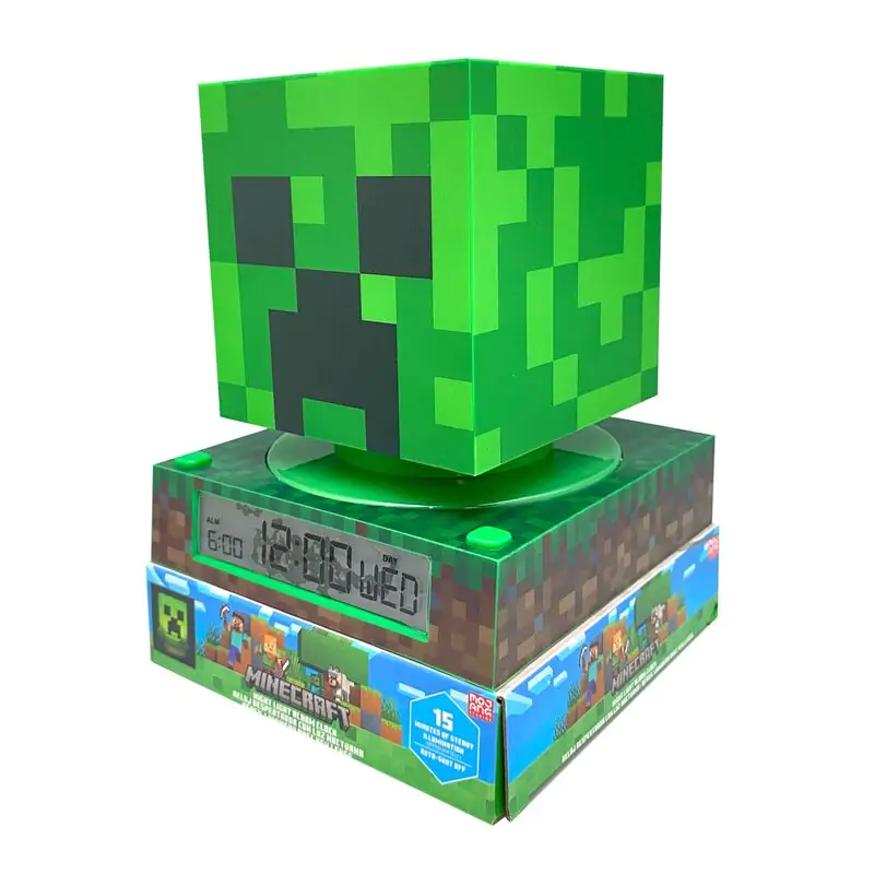 Minecraft 3D lampa sa budilicom fotografija proizvoda