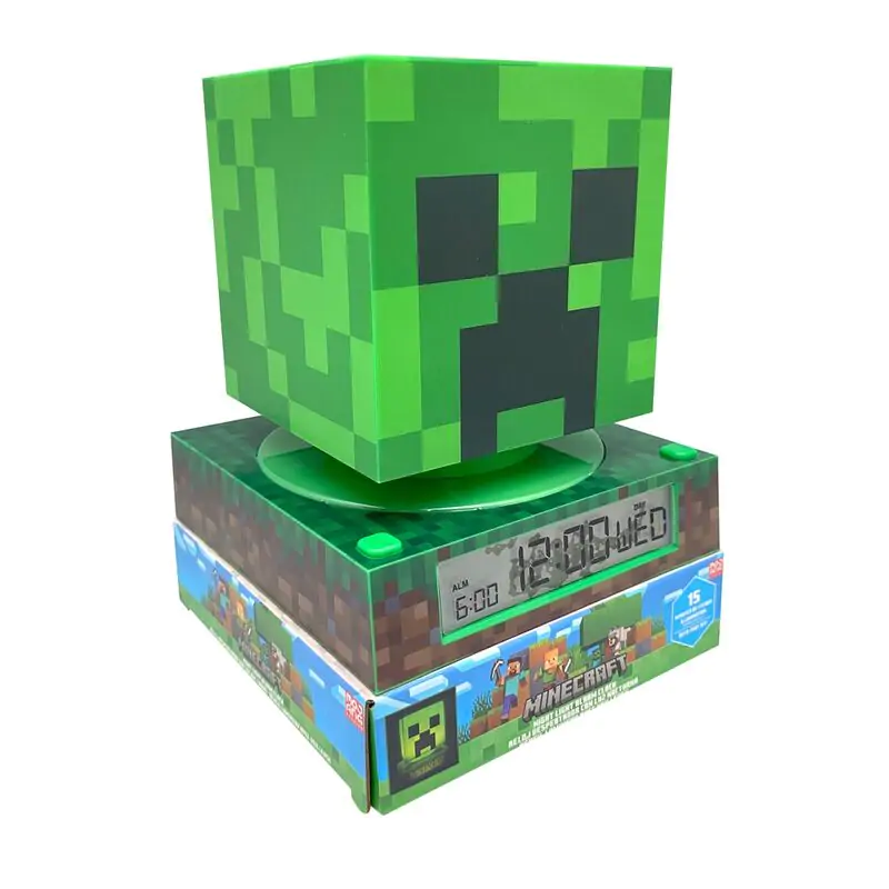 Minecraft 3D lampa sa budilicom fotografija proizvoda