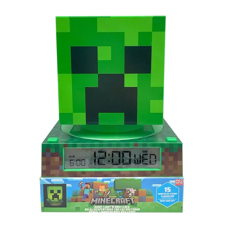 Minecraft 3D lampa sa budilicom fotografija proizvoda