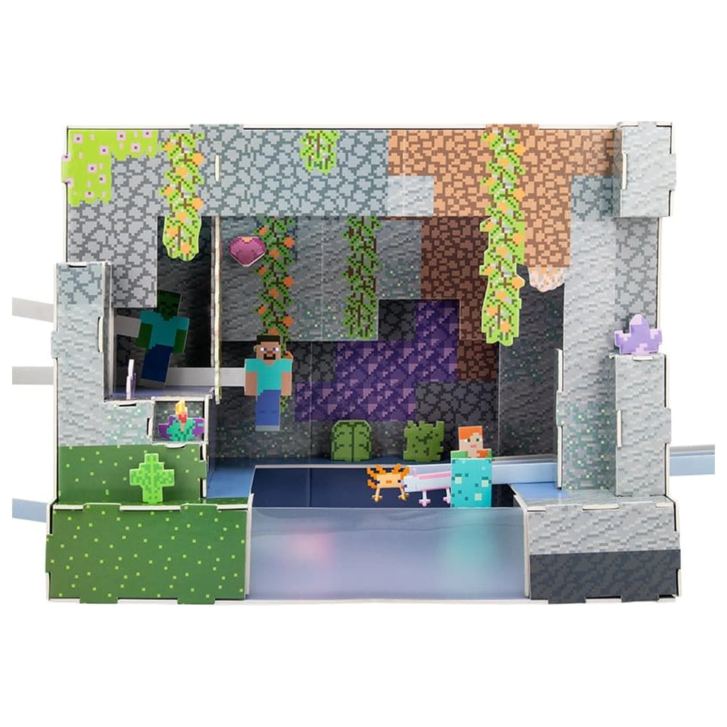Minecraft set za građenje 3D scene fotografija proizvoda