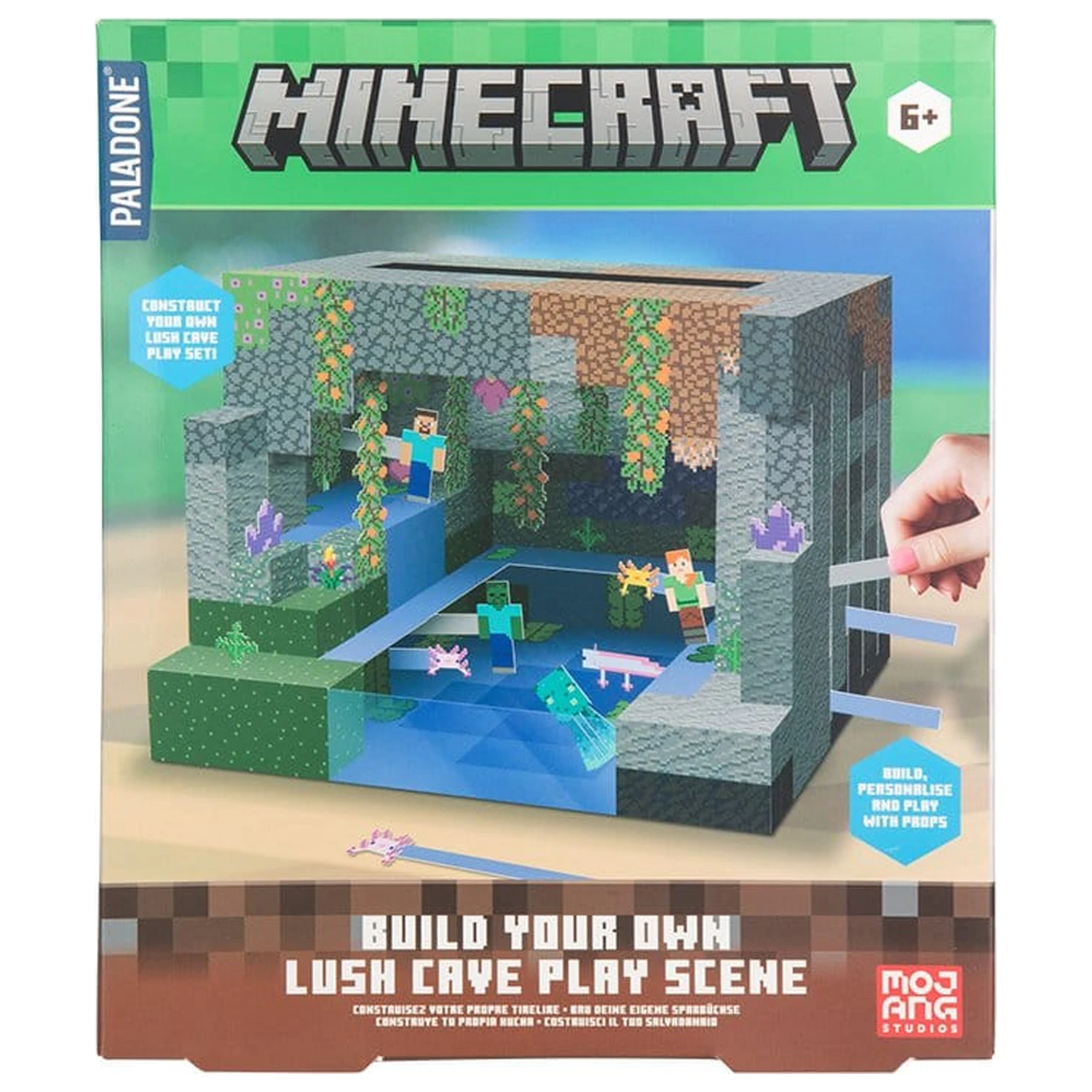 Minecraft set za građenje 3D scene fotografija proizvoda