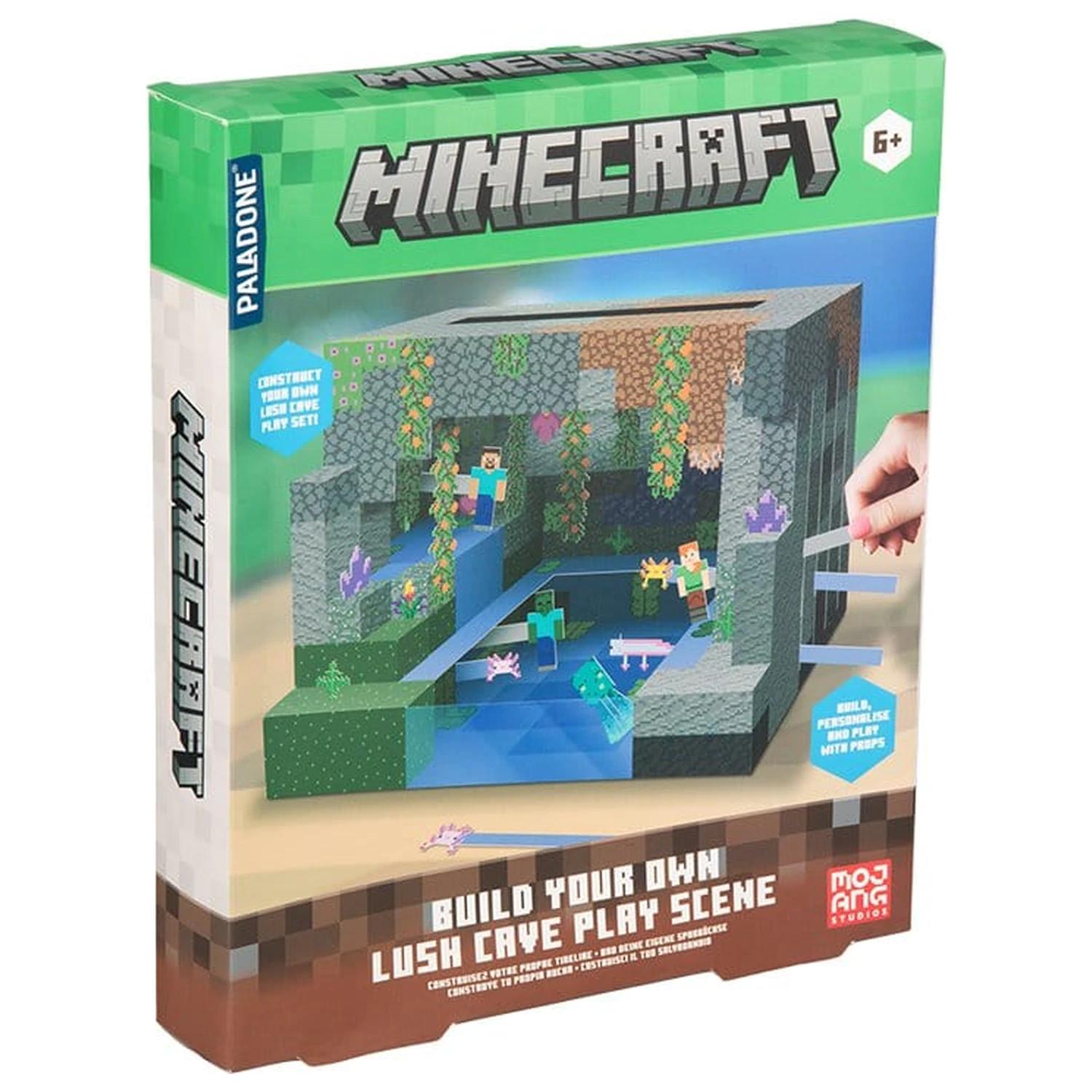 Minecraft set za građenje 3D scene fotografija proizvoda