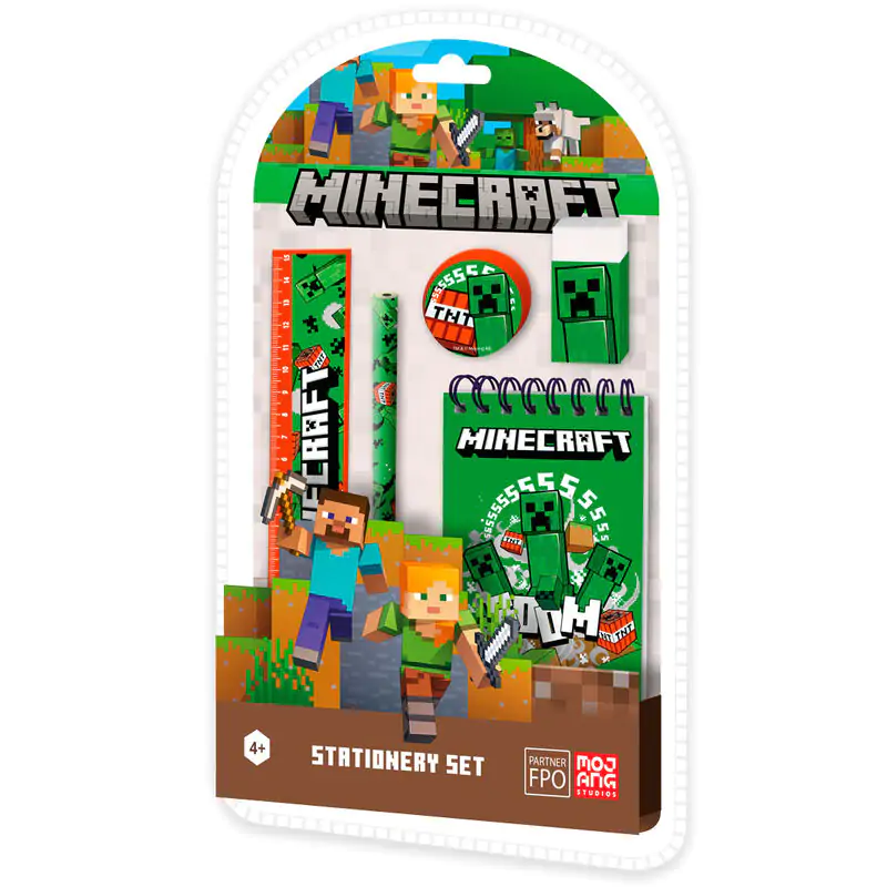 Minecraft set pribora za pisanje 5 komada fotografija proizvoda