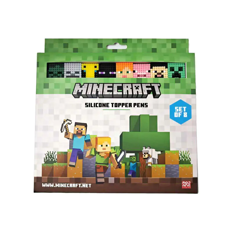 Minecraft Set 8 Kemijske olovke s tankim vrhom fotografija proizvoda