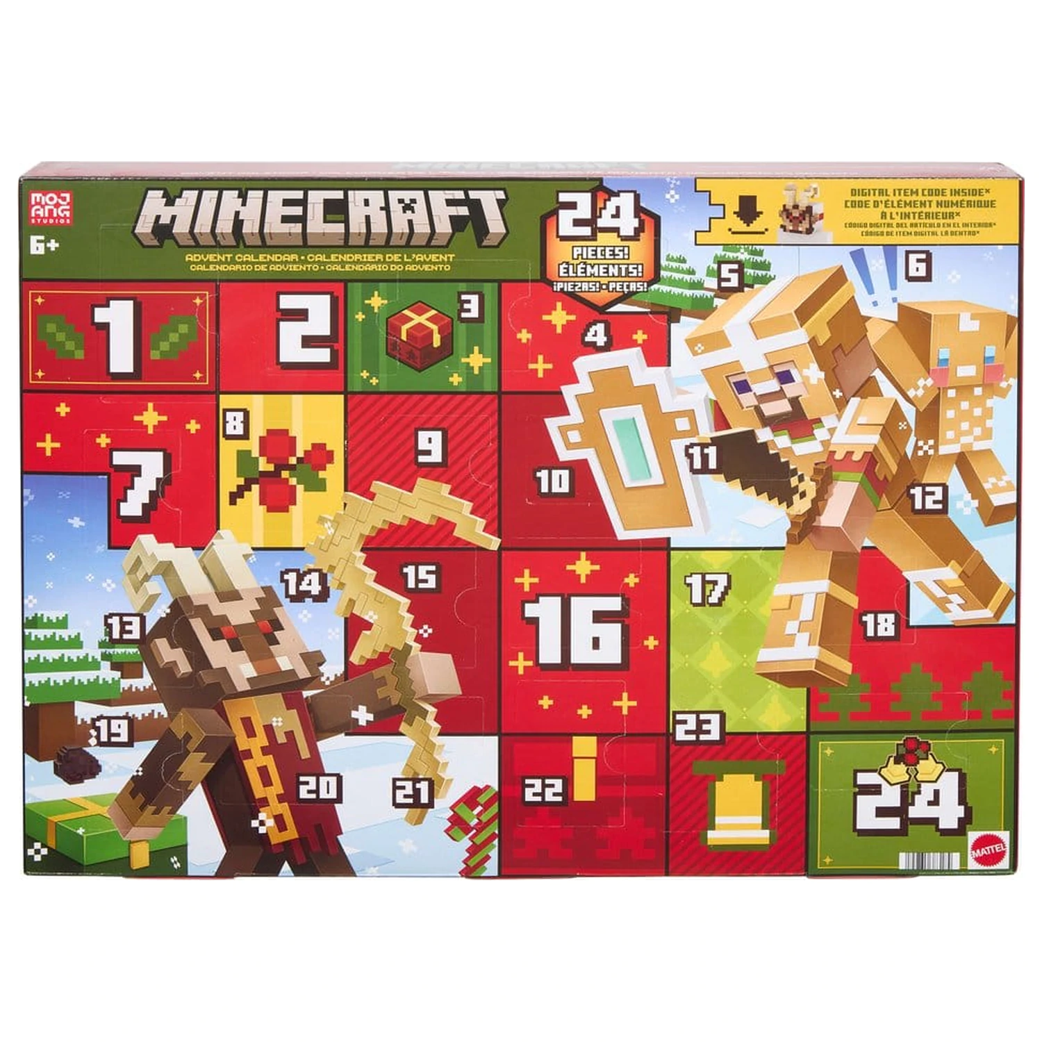Minecraft adventski kalendar fotografija proizvoda