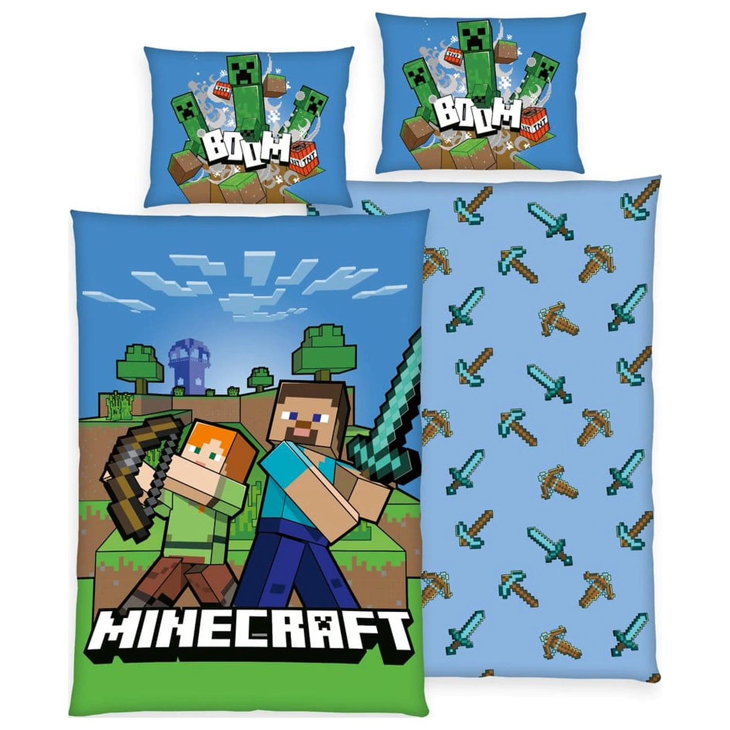 Minecraft posteljina Boom fotografija proizvoda