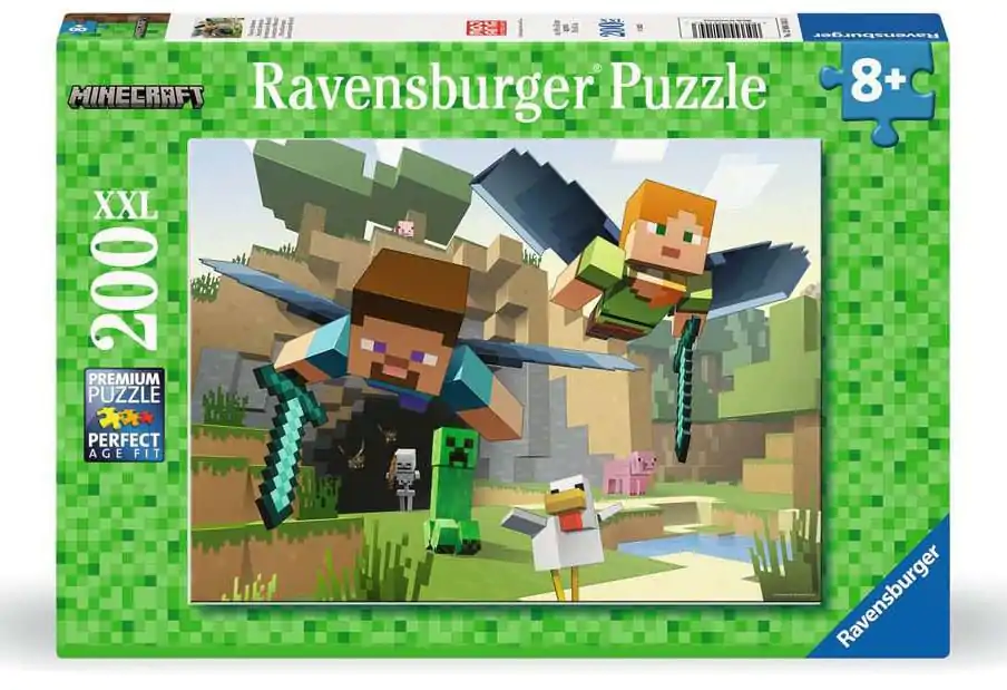 Minecraft Dječja Puzzle XXL Animal Adventures (200 komada) fotografija proizvoda