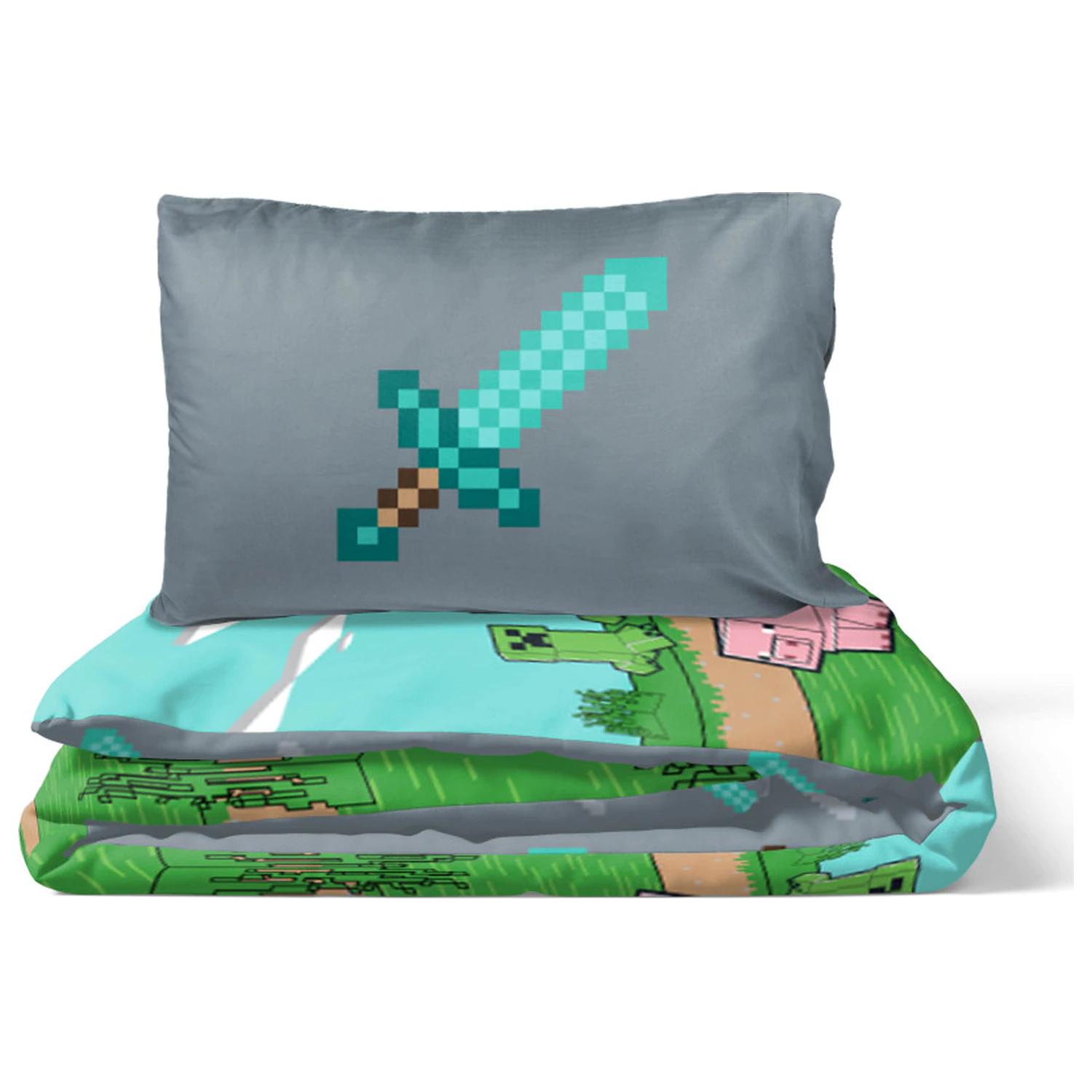 Minecraft Životinje i Mobovi Navlaka za poplun fotografija proizvoda