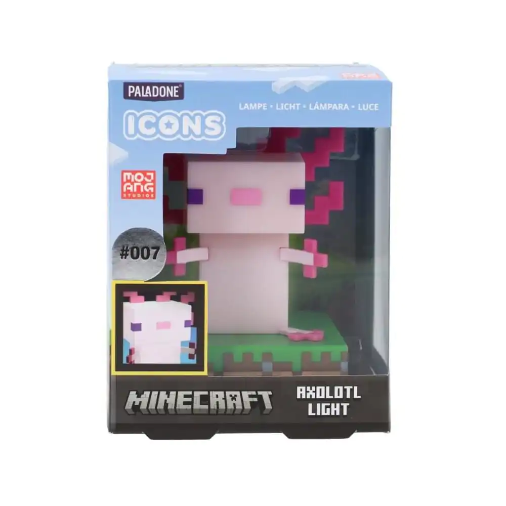 Minecraft Icon Svjetlo Axolotl fotografija proizvoda