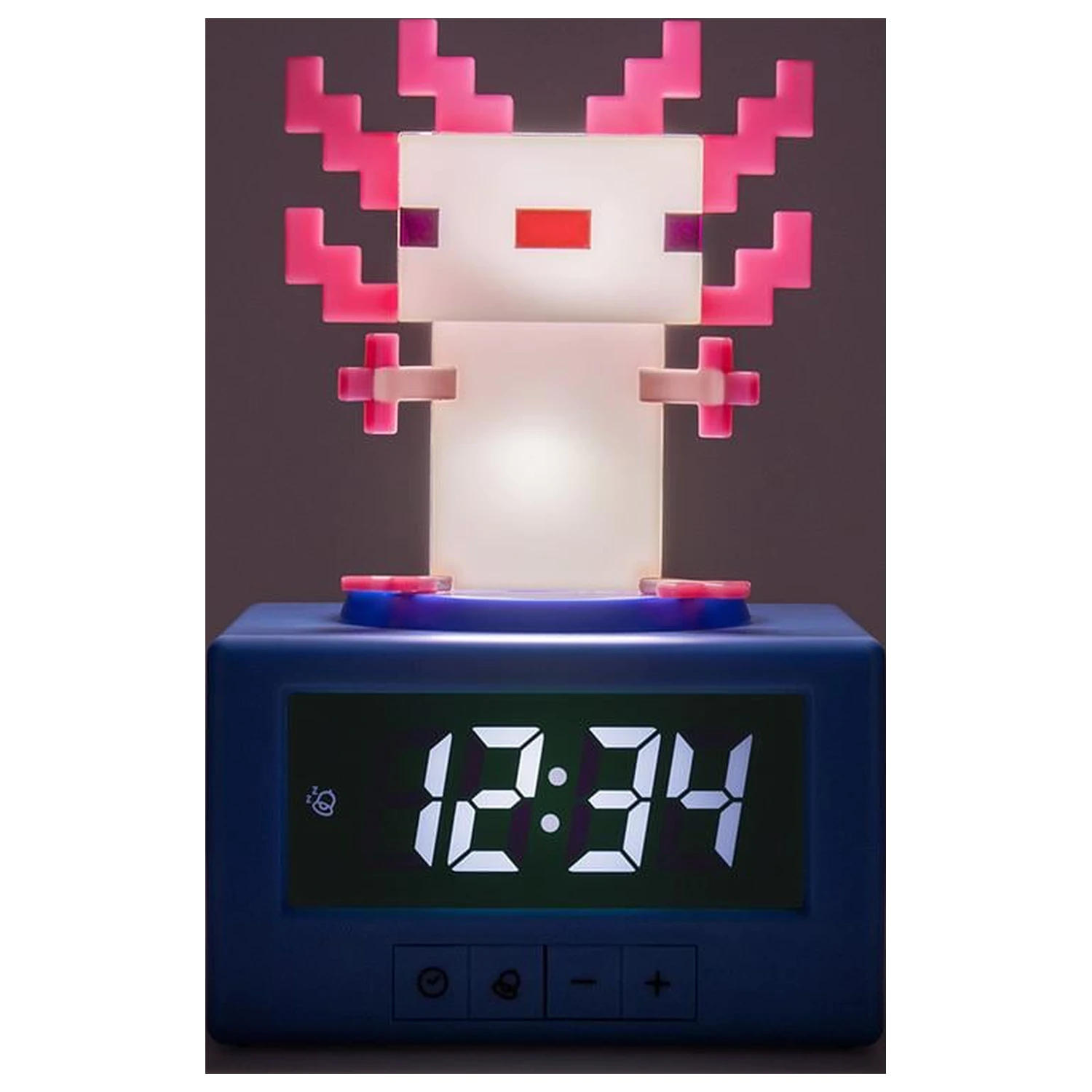 Minecraft Axolotl Icon Lampa Alarmni sat 12cm fotografija proizvoda