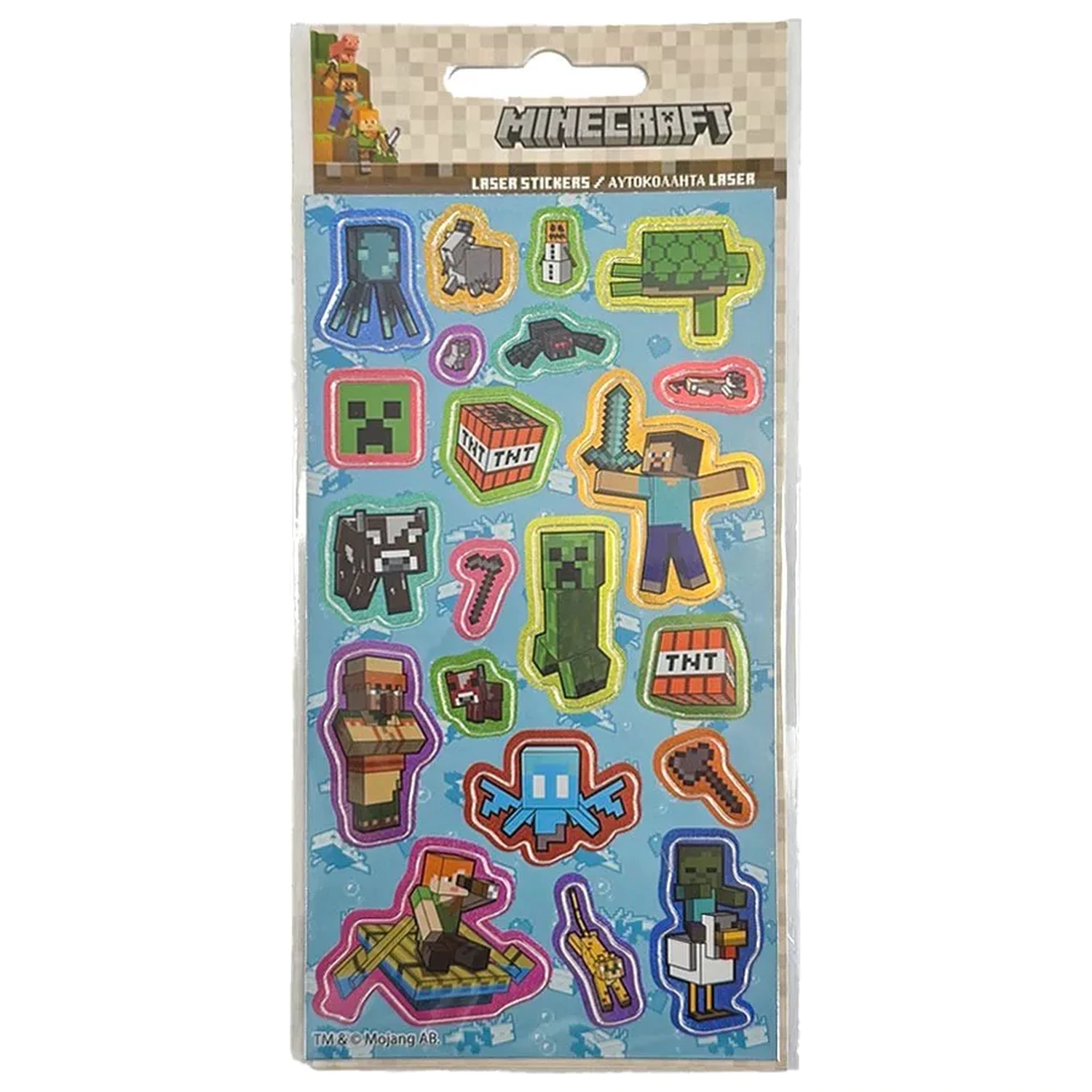 Minecraft Blocks Set holografskih naljepnica fotografija proizvoda