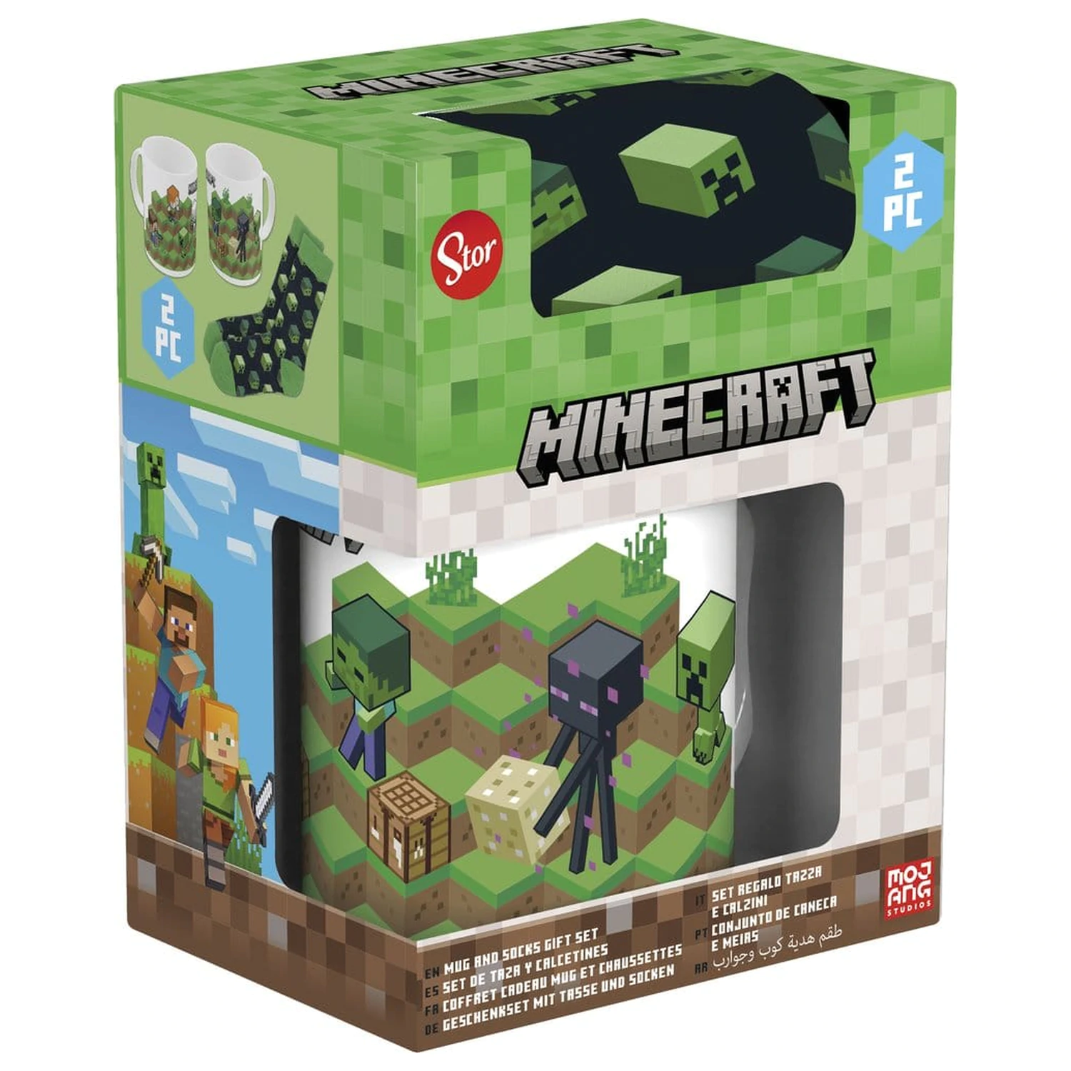 Minecraft Set šalica i čarapa fotografija proizvoda