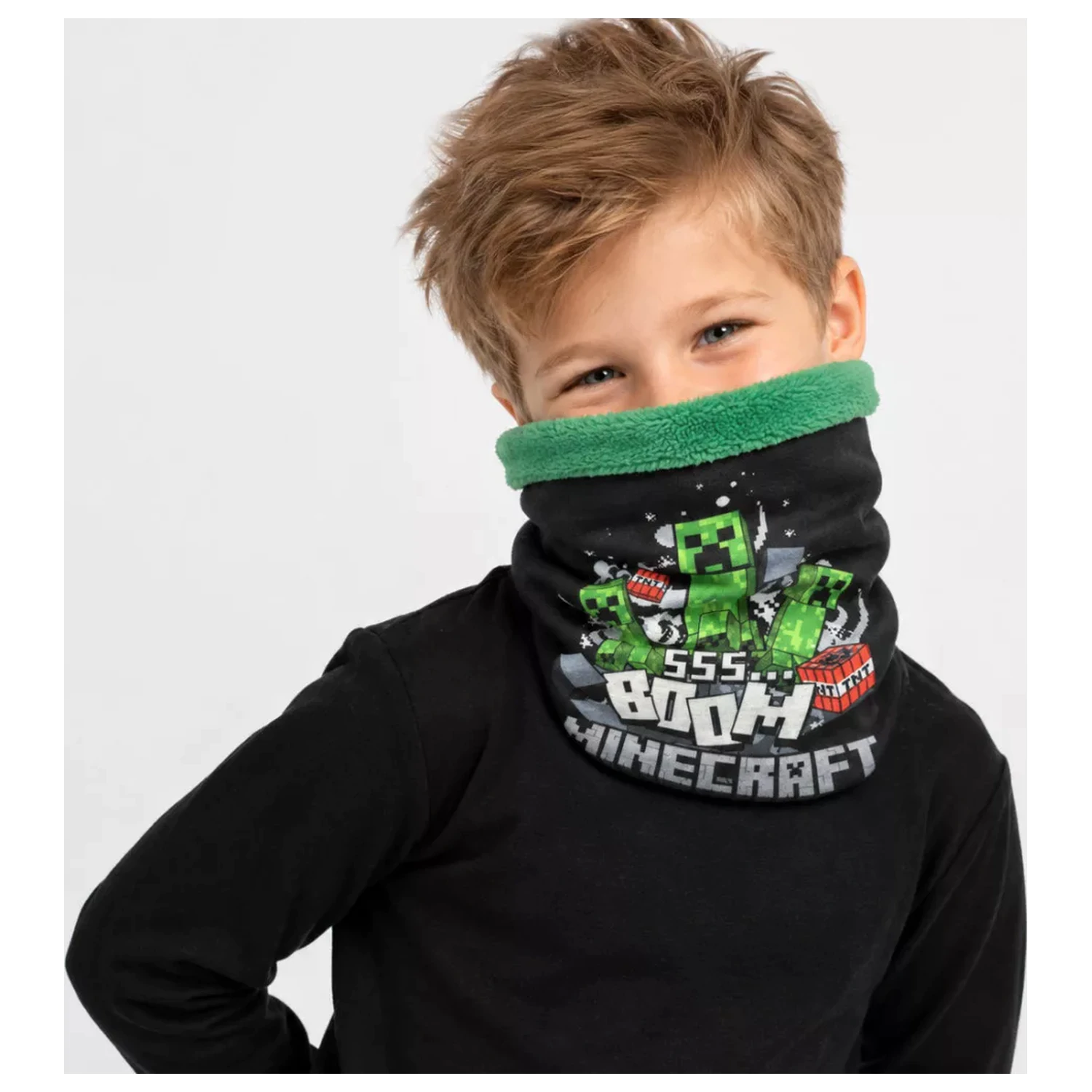 Minecraft Boom Sherpa dječji šal, snood fotografija proizvoda