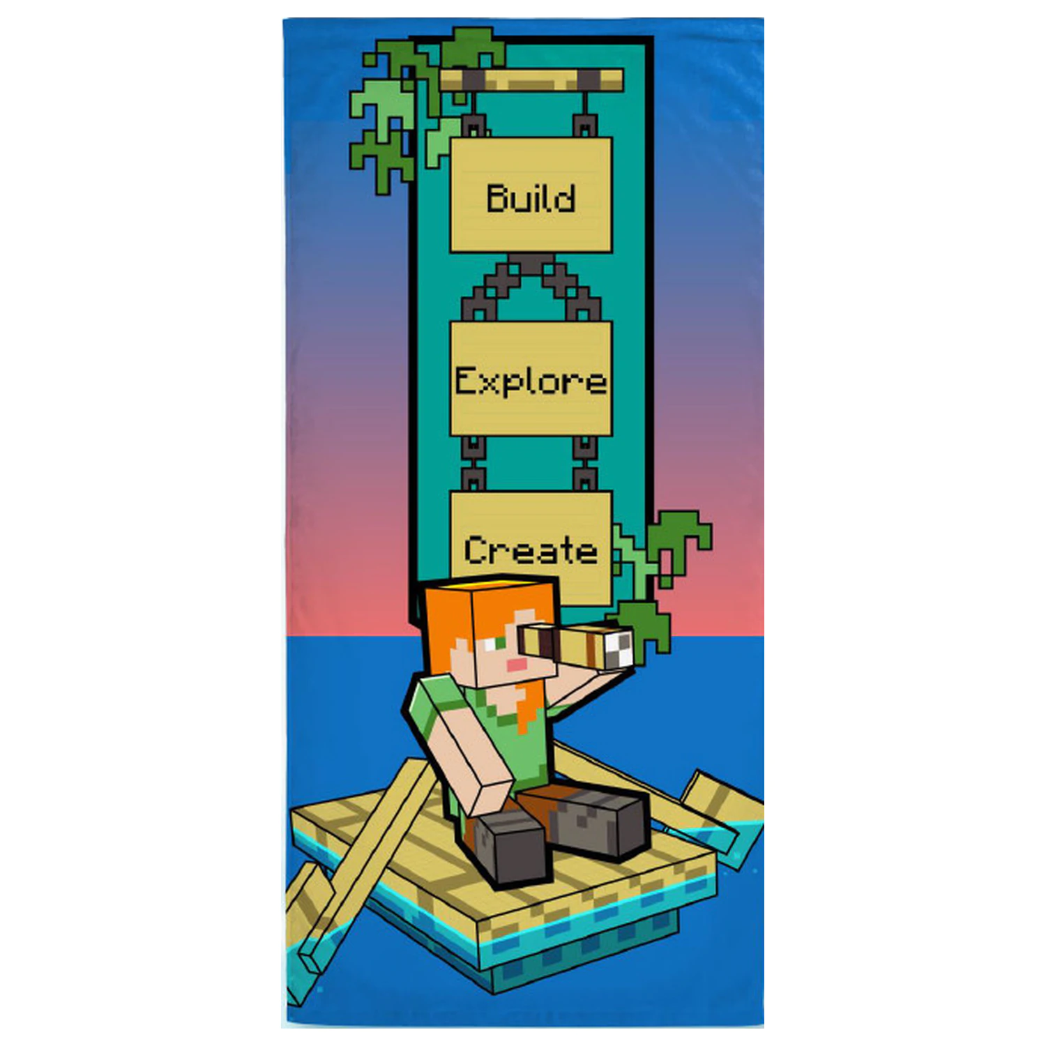 Minecraft ručnik za gradnju fotografija proizvoda