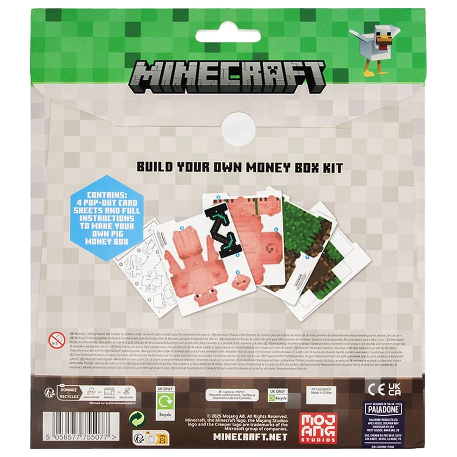 Minecraft Build Your Own Money Bank Treasure Schwein fotografija proizvoda