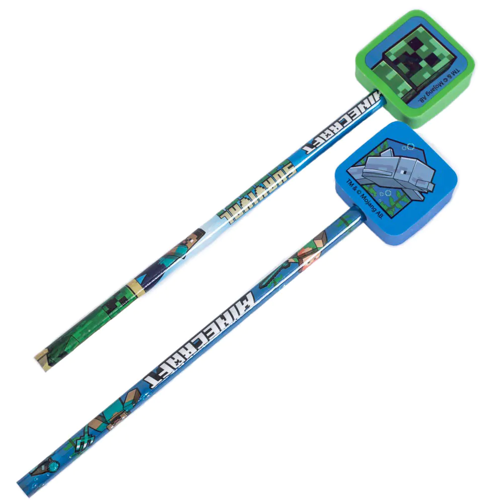 Minecraft olovka s ukrasom 2-Pack fotografija proizvoda