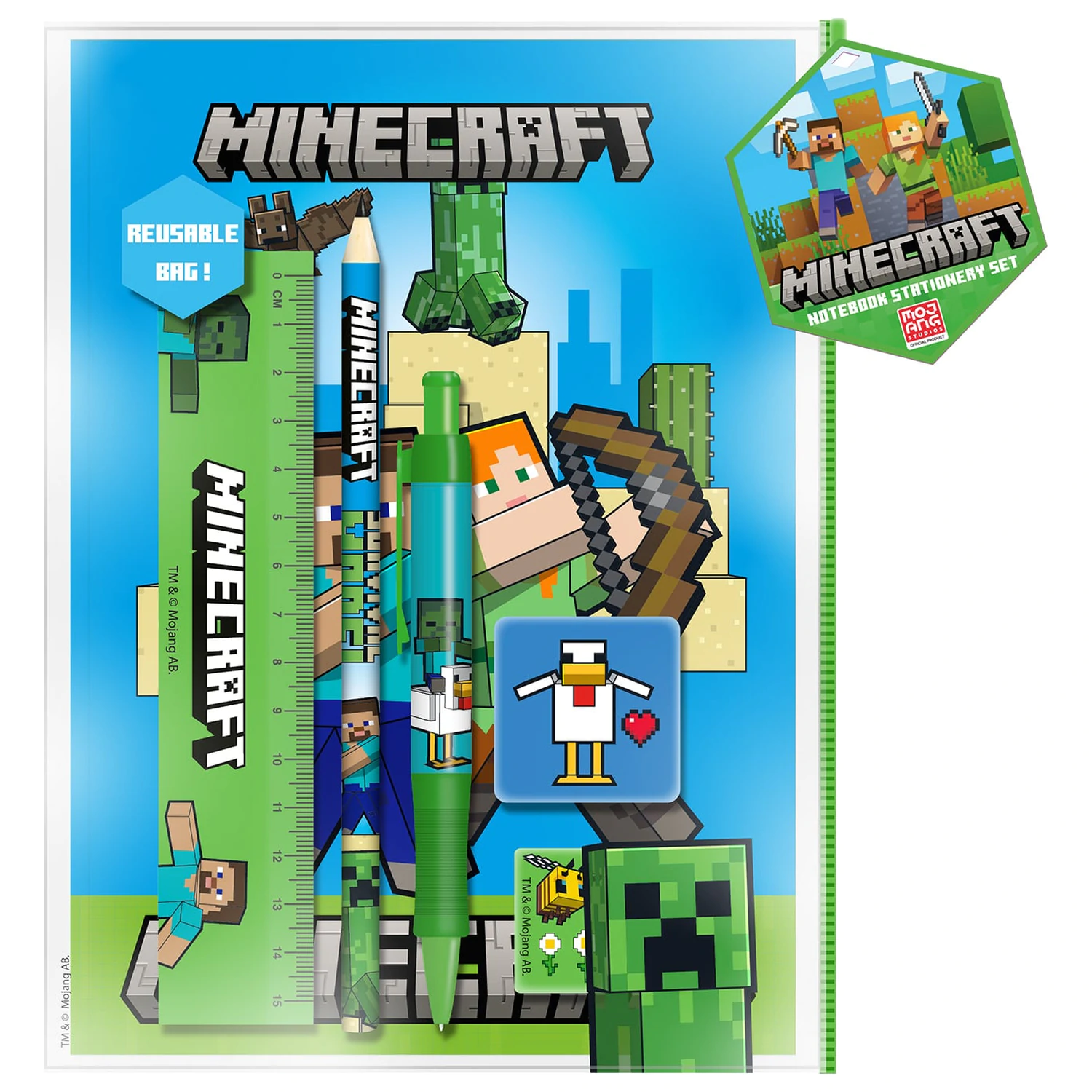 Minecraft Characters A5 papirnati Set fotografija proizvoda