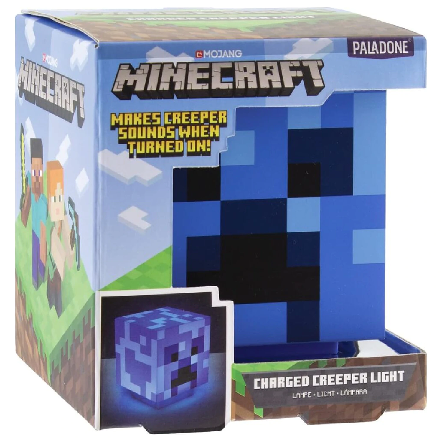 Minecraft Charged Creeper 3D lampa sa zvukom fotografija proizvoda