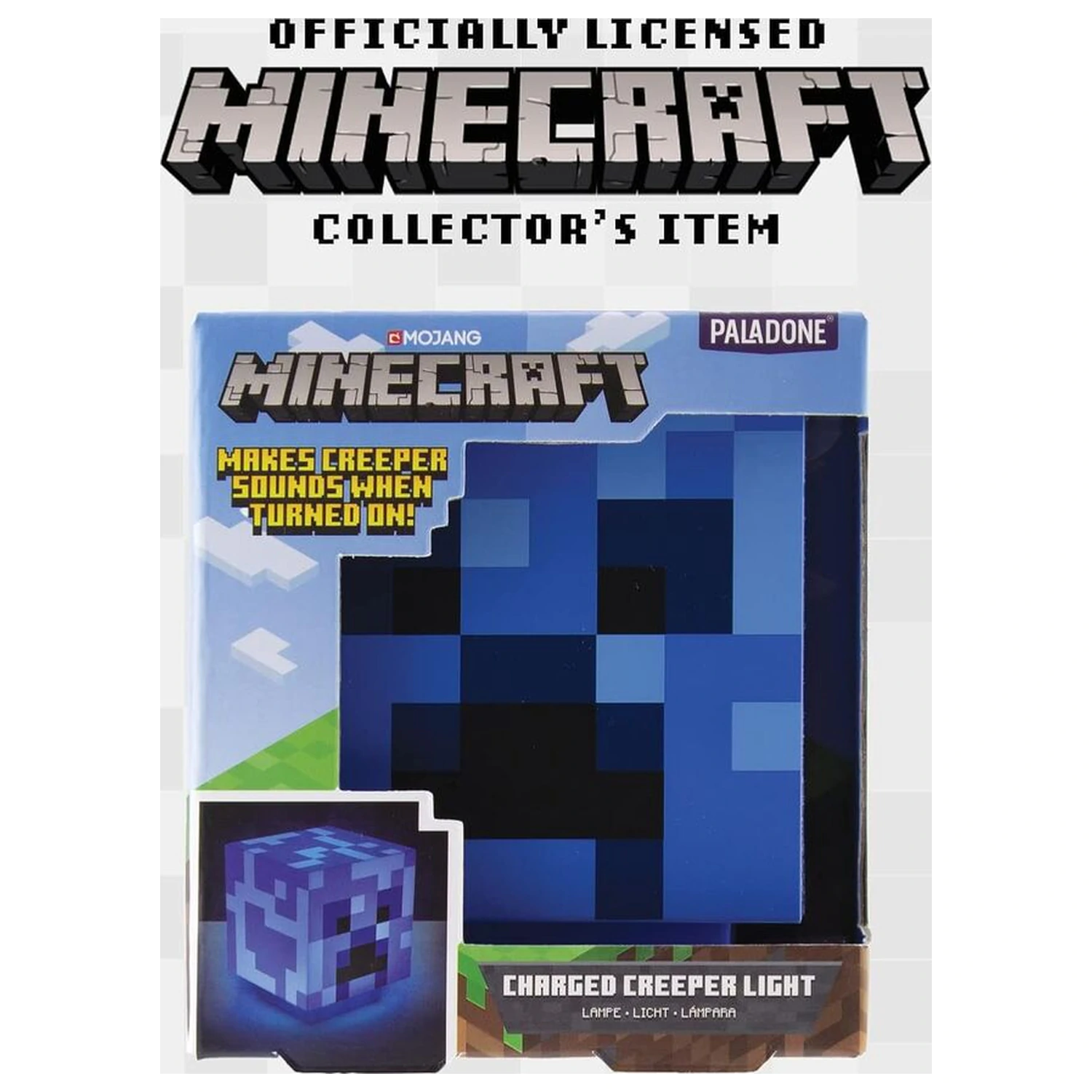 Minecraft Charged Creeper 3D lampa sa zvukom fotografija proizvoda