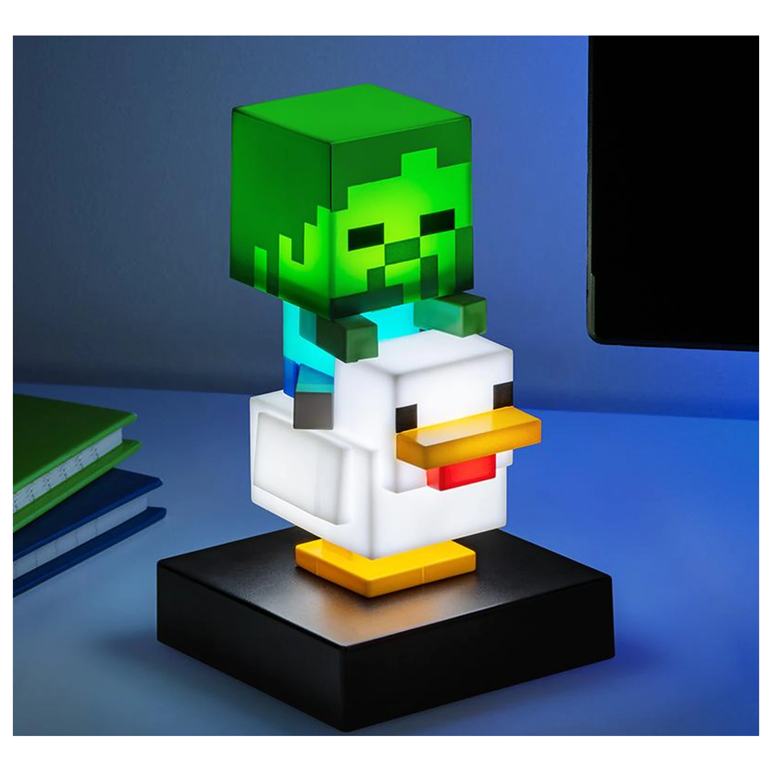 Minecraft Chicken Jockey Ikona Lampa 11cm fotografija proizvoda