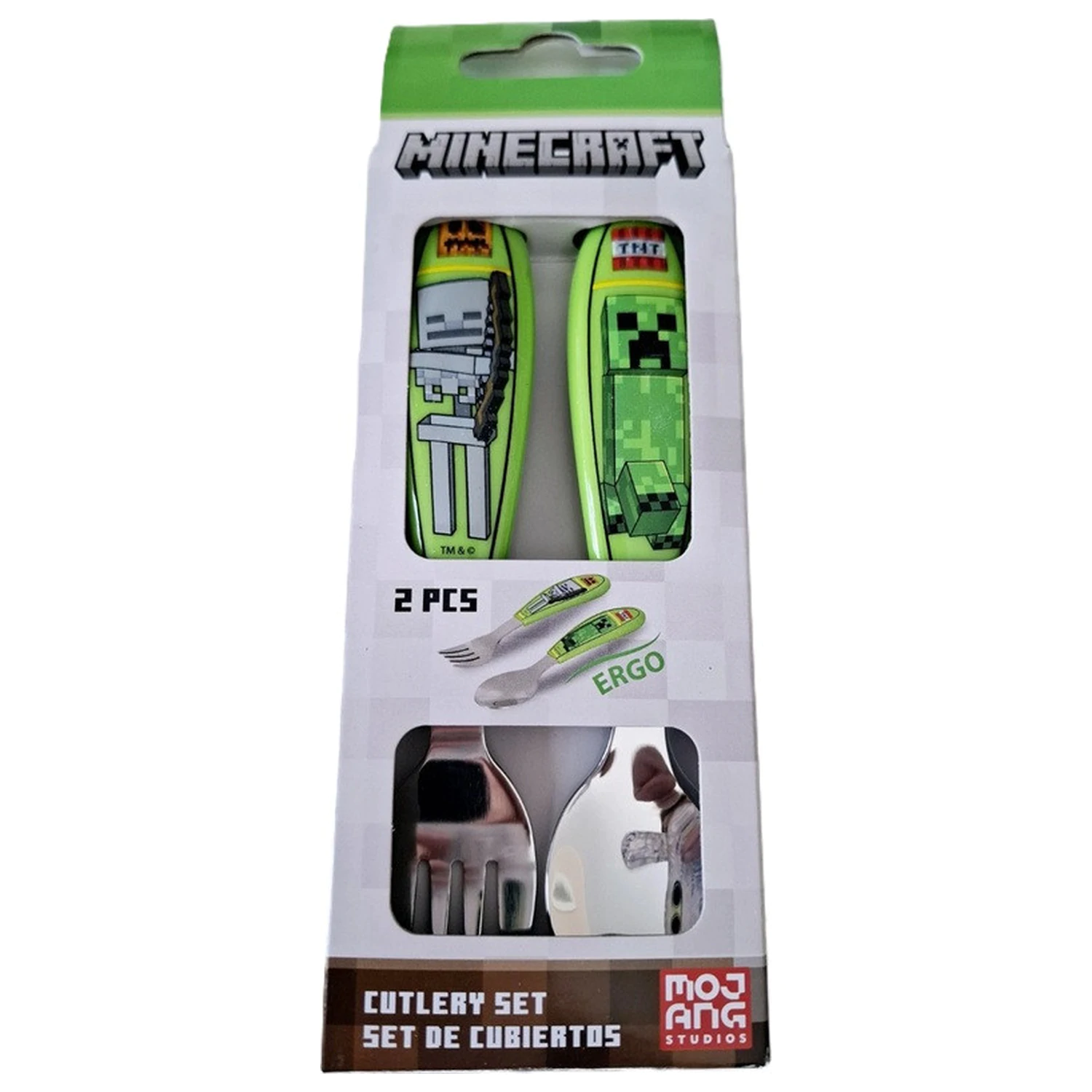 Minecraft Core Metal Ergo Set pribora za jelo - 2 komada fotografija proizvoda