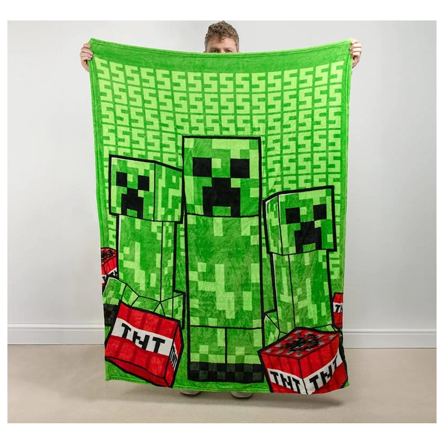Minecraft Jastuk Deka Creeper 2-u-1 Sklopivo 150 cm fotografija proizvoda