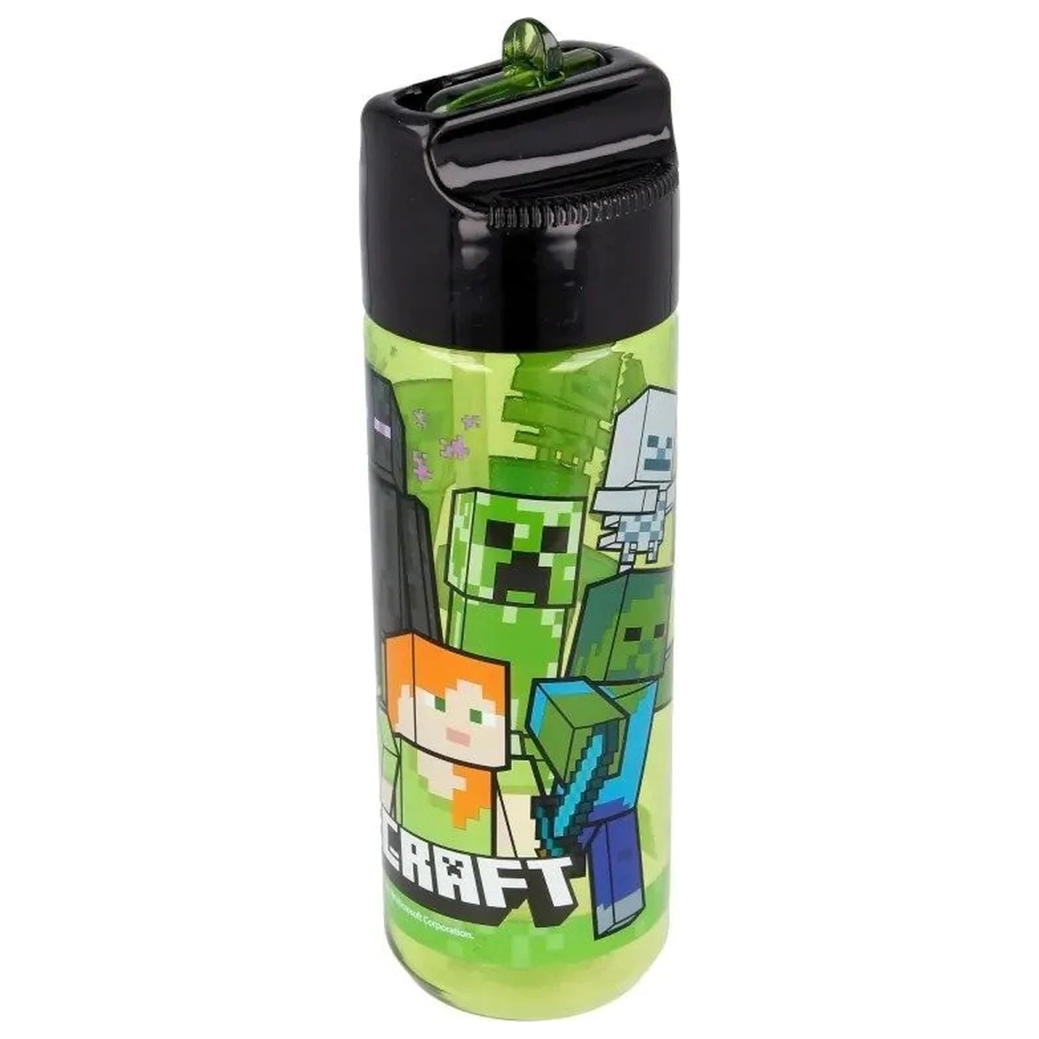 Minecraft Creeper Hydro tritan plastična boca sa slamkom 540 ml fotografija proizvoda