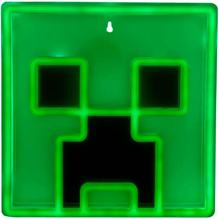 Minecraft Creeper LED zidna svjetiljka 25 cm fotografija proizvoda