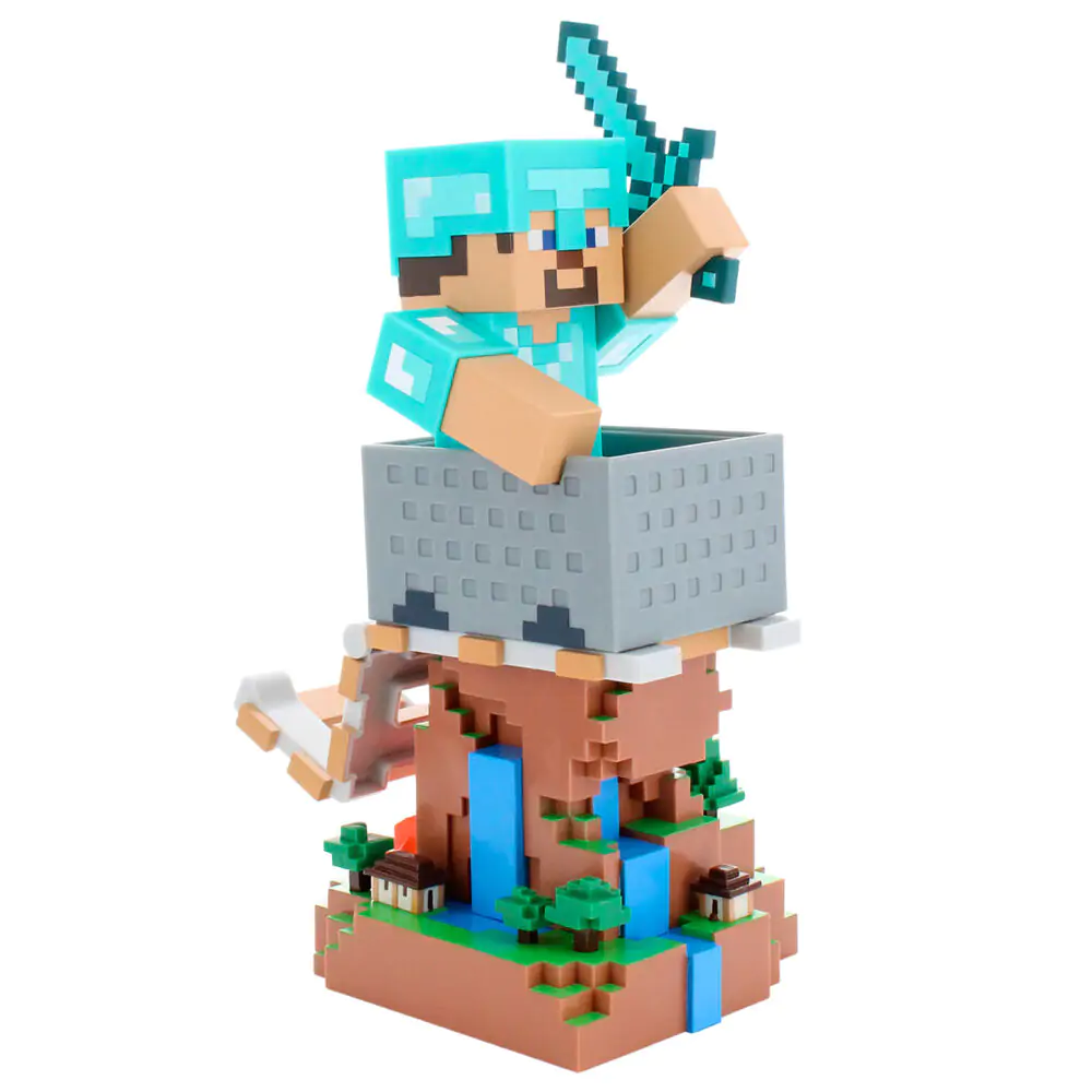 Minecraft Diamond Steve Cable guy 20cm držač kabela fotografija proizvoda