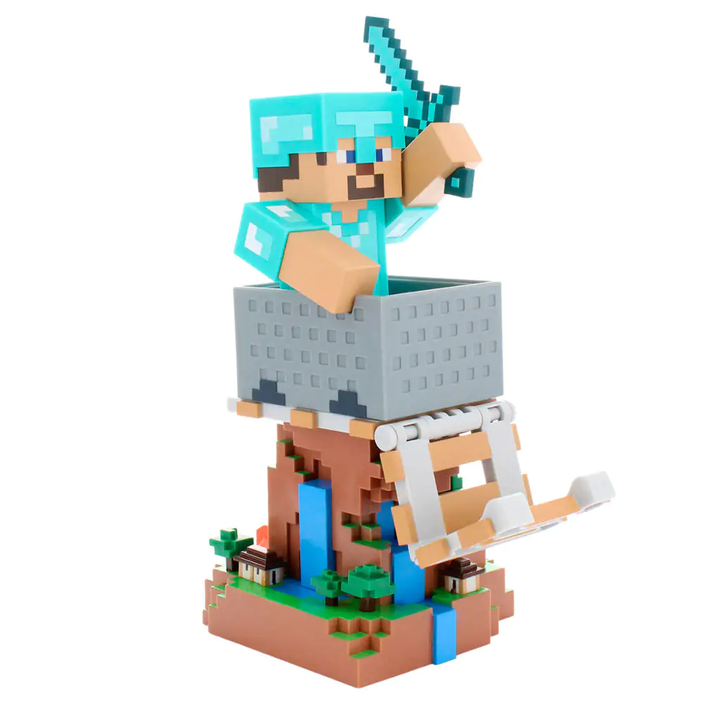 Minecraft Diamond Steve Cable guy 20cm držač kabela fotografija proizvoda