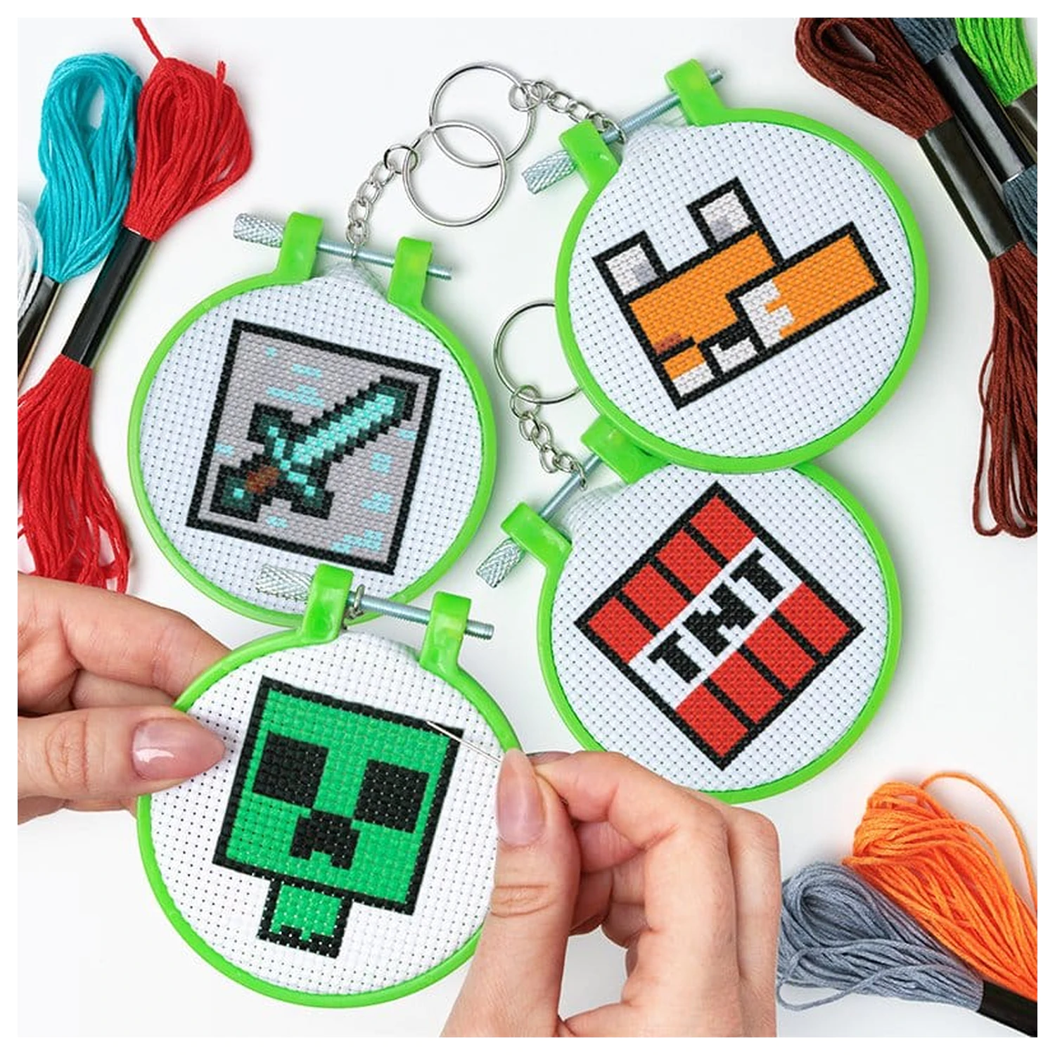 Minecraft DIY-Privjesci za ključeve fotografija proizvoda