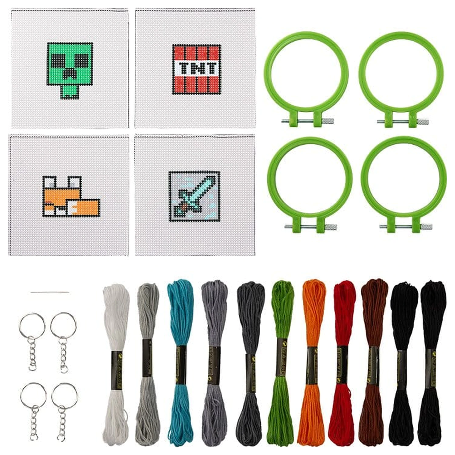 Minecraft DIY-Privjesci za ključeve fotografija proizvoda
