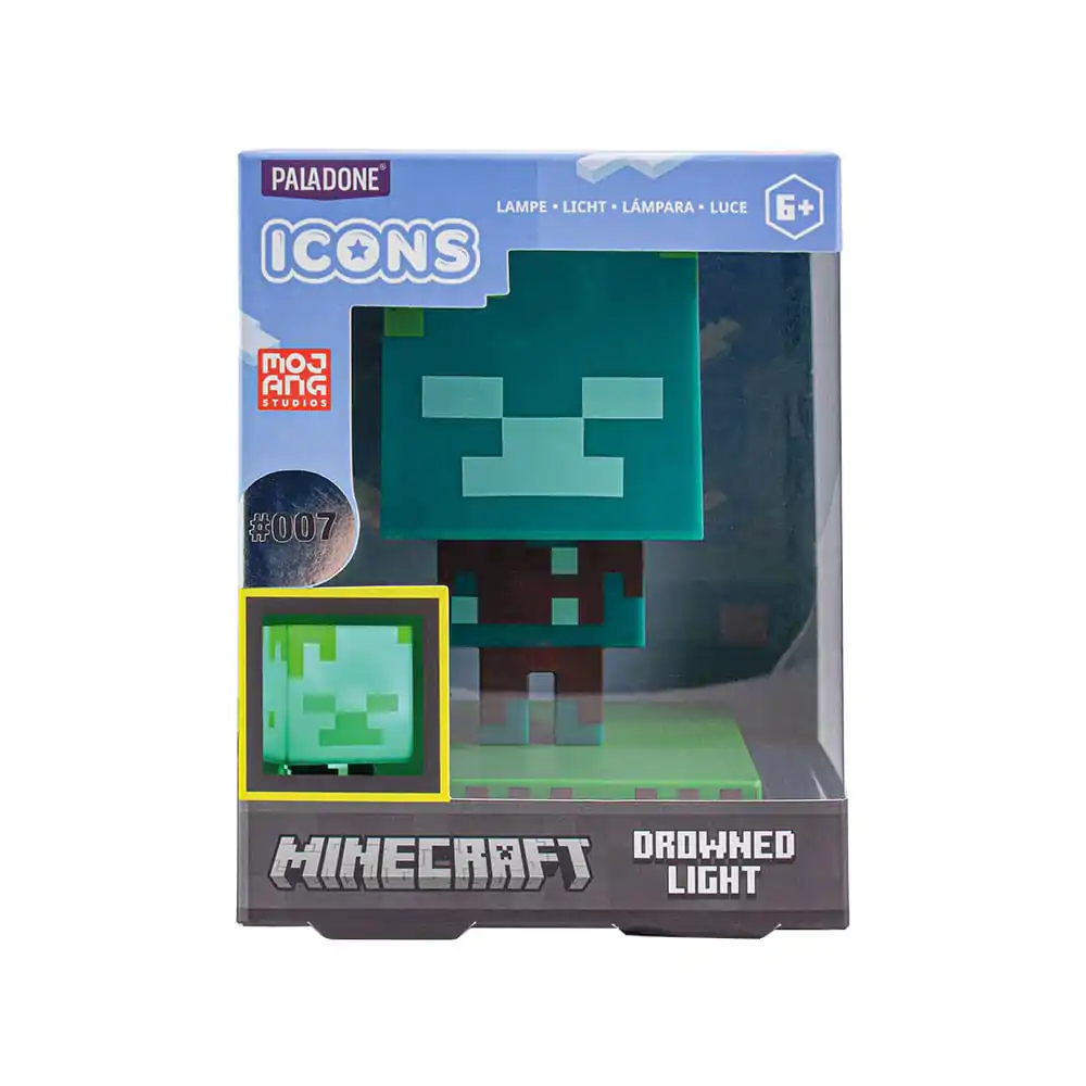 Minecraft Icon Svjetlo Utopljeni Zombi fotografija proizvoda