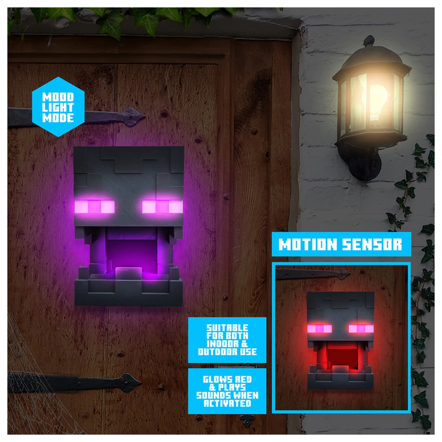 Minecraft Enderman Maska sa senzorom pokreta i svjetlom fotografija proizvoda