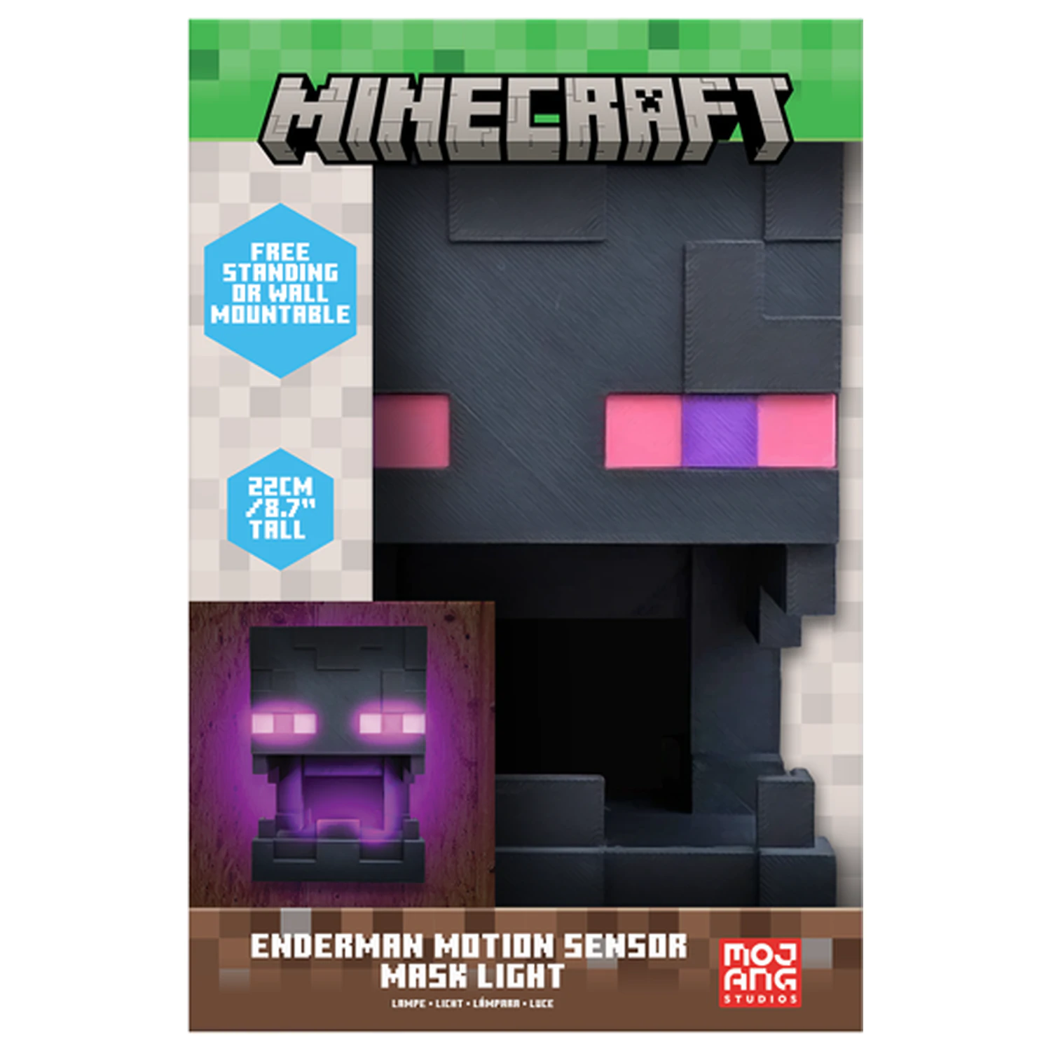 Minecraft Enderman Maska sa senzorom pokreta i svjetlom fotografija proizvoda
